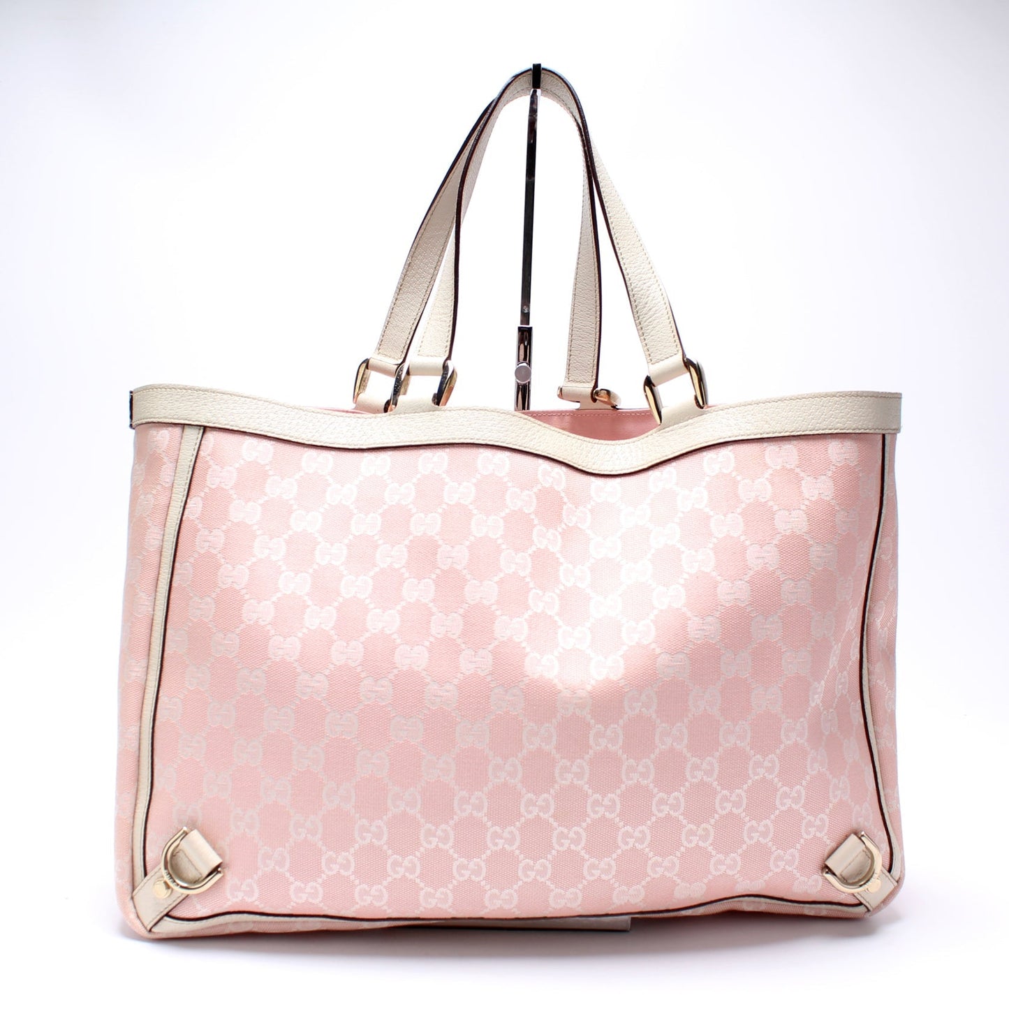 Gucci 141472 GG Canvas Abbey Tote Bag