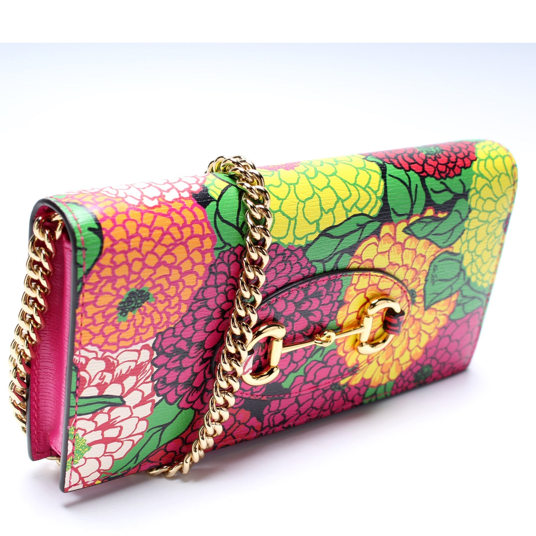 Gucci 621892 Horsebit 1955 Wallet W/ Chain Bag
