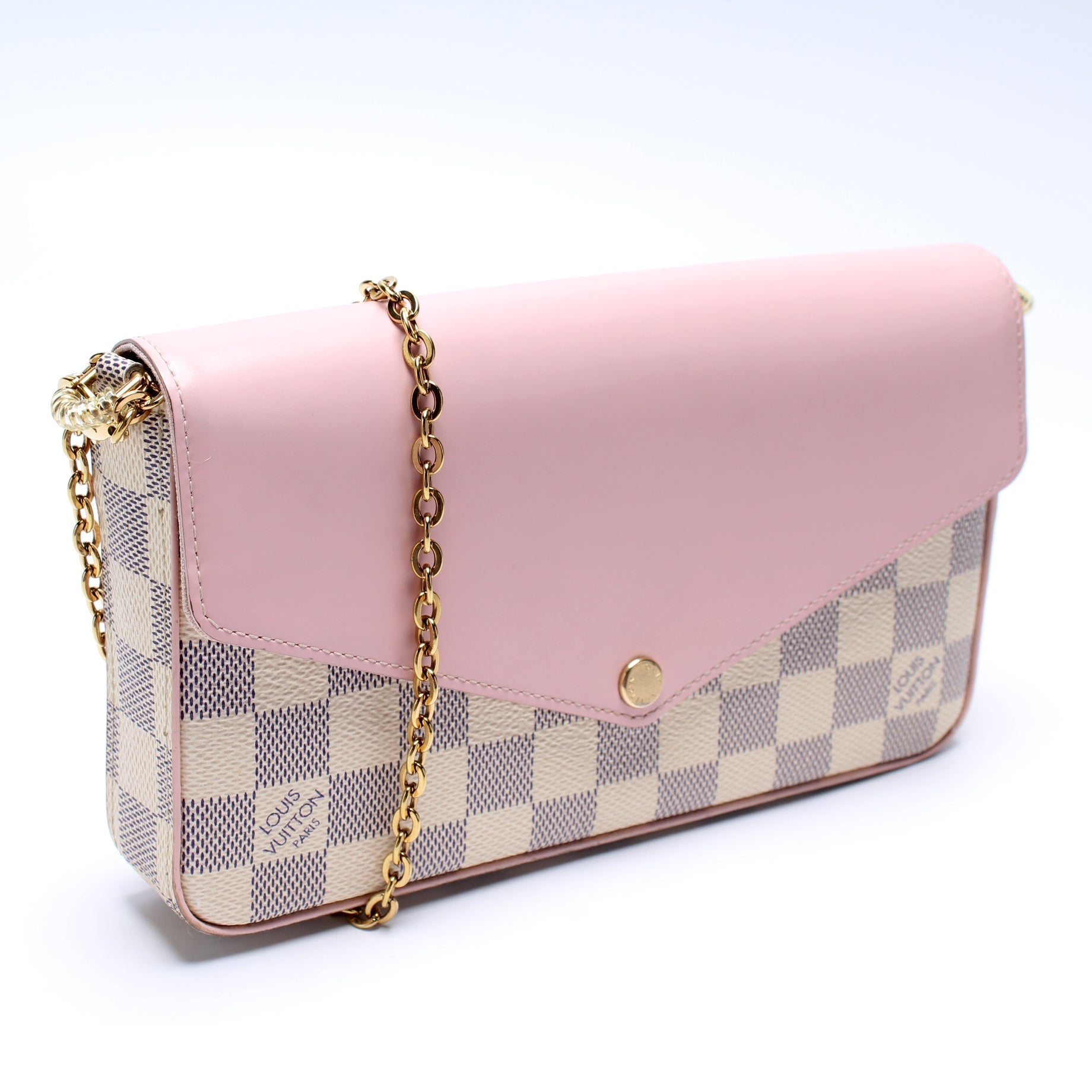 Louis Vuitton Pochette Felicie Calfskin/Damier Azur