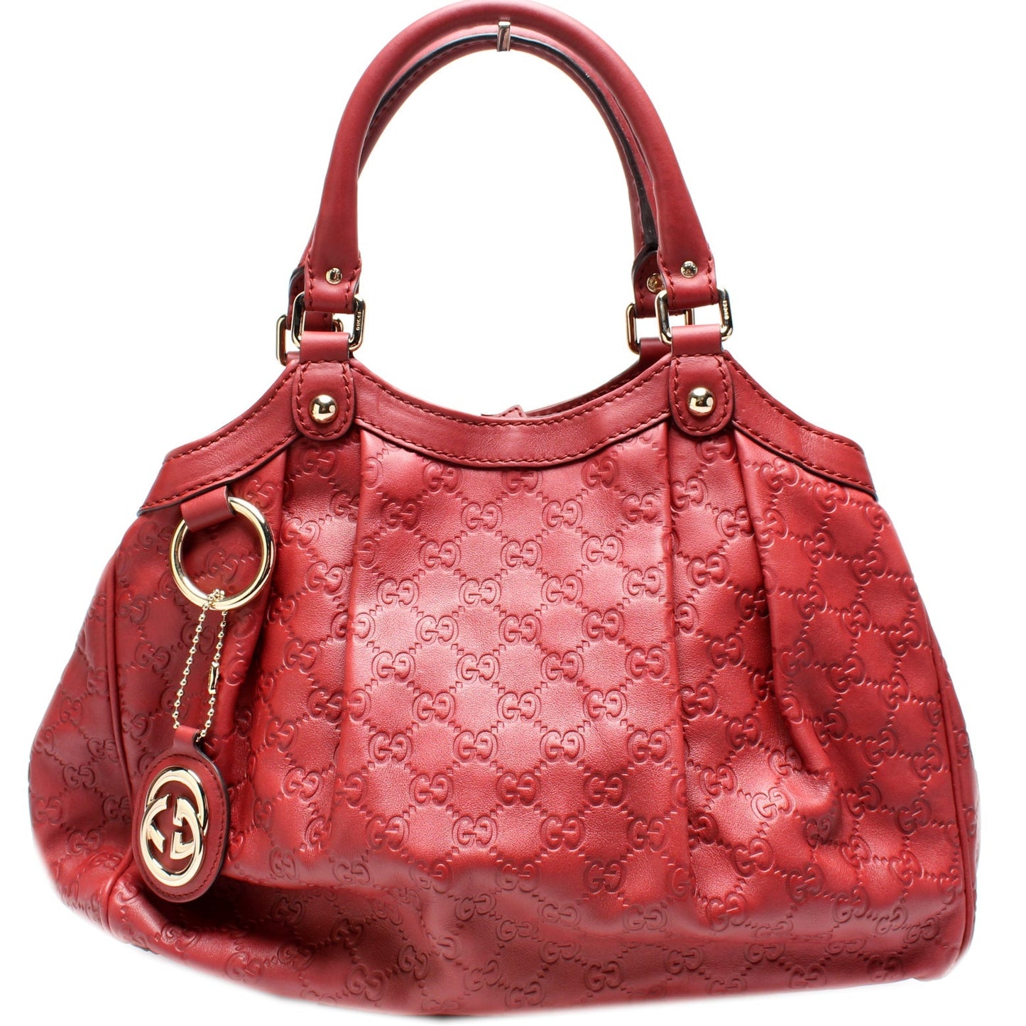 Gucci 211944 Sukey GG Leather Medium Bag