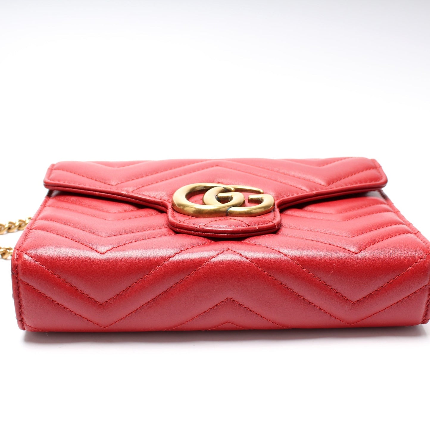 Gucci 474575 Marmont Chain Wallet Bag