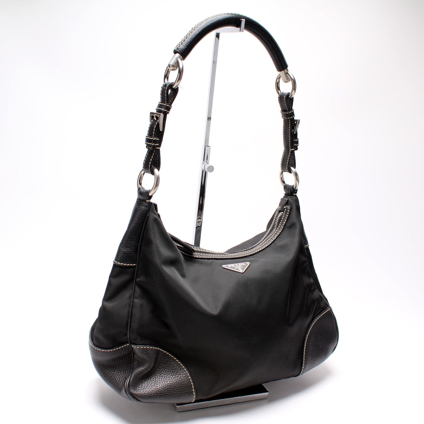 Prada Tessuto Nylon Hobo Bag