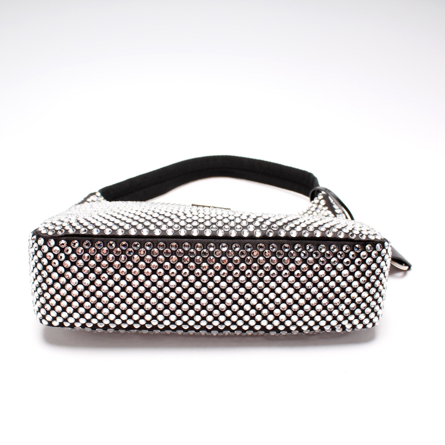 Prada 1BC515 Satin Crystal Re-Edition 2000 Mini Bag