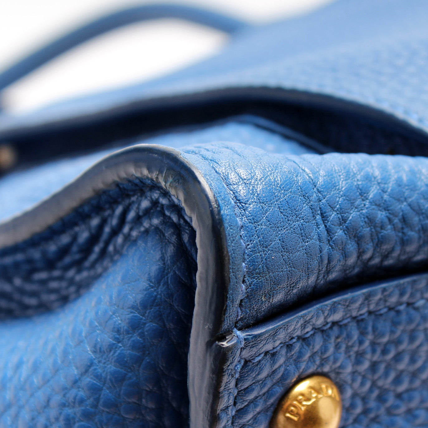 Prada Vitello Daino Front Pocket Tote Bag