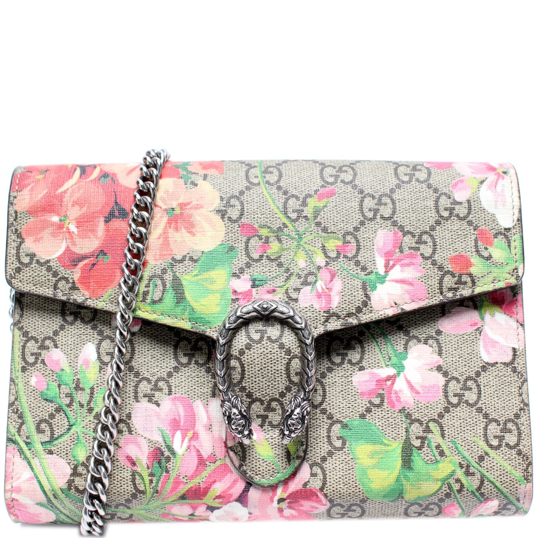 Gucci 401231 Dionysus GG Blooms Mini Wallet Bag