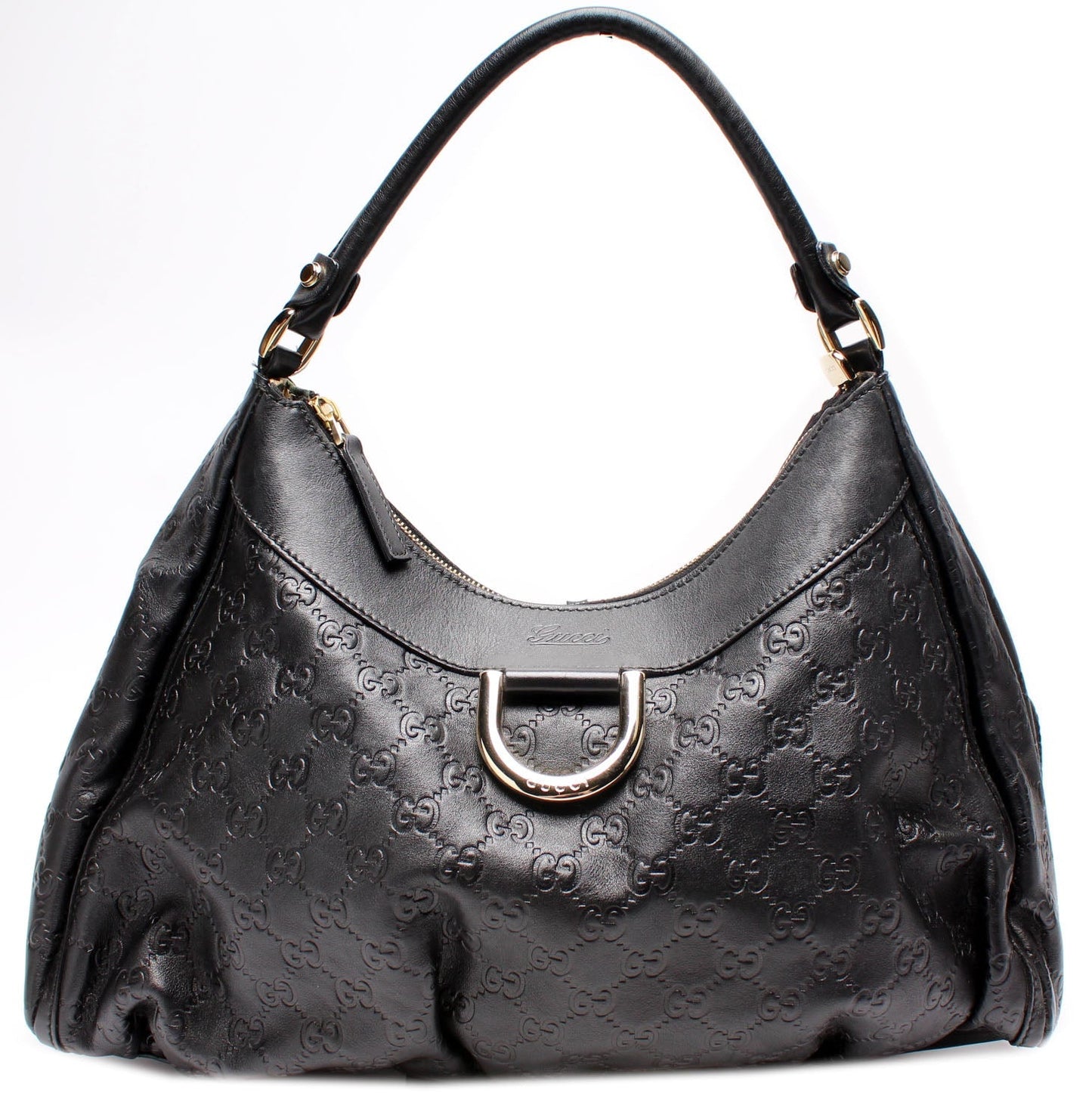Gucci 189833 scima D Ring Hobo Bag