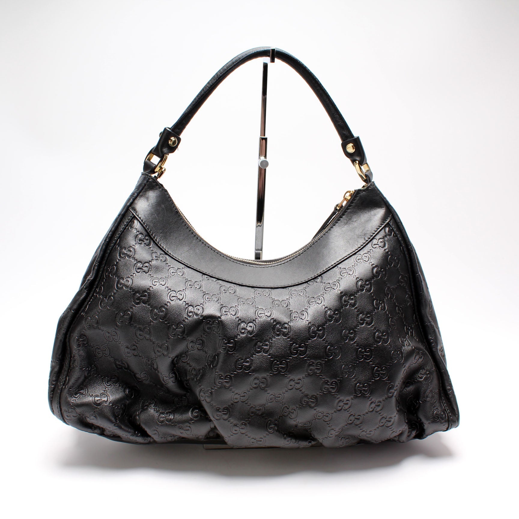 Gucci 189833 scima D Ring Hobo Bag
