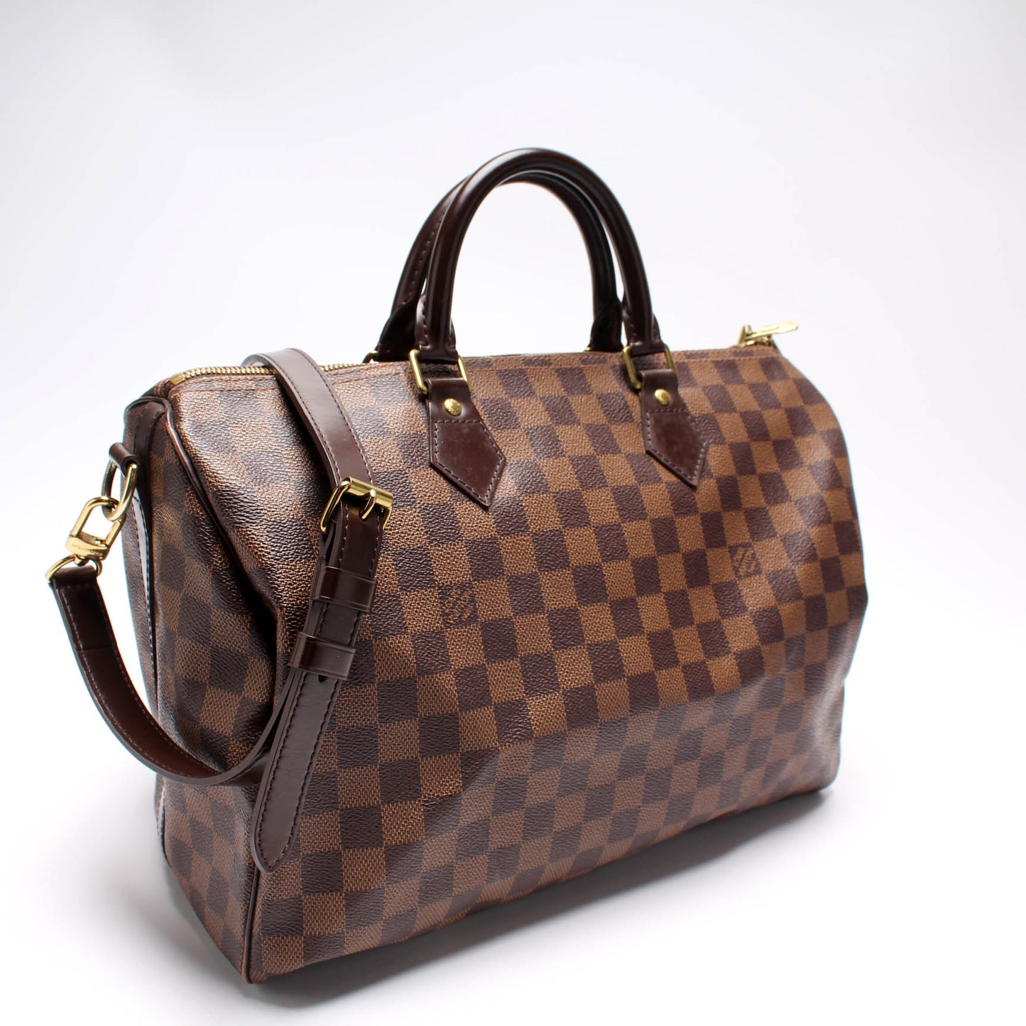 Louis Vuitton Speedy 30 Bandouliere Damier Ebene
