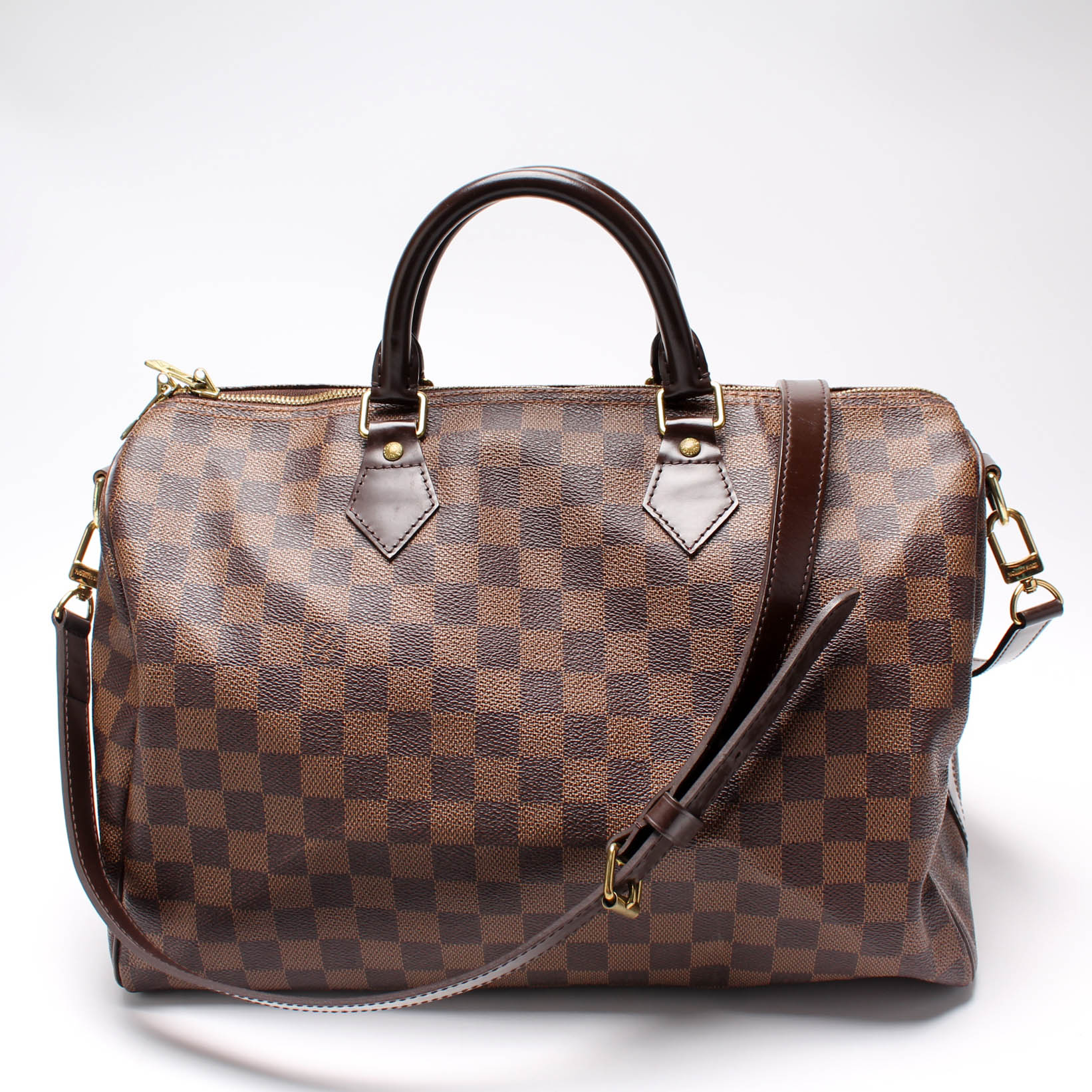 Louis Vuitton Speedy 30 Bandouliere Damier Ebene
