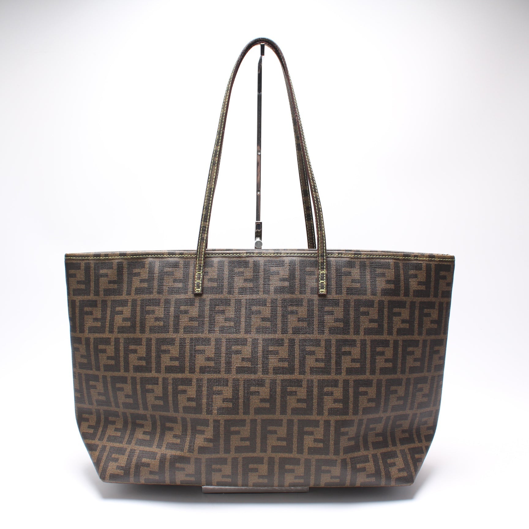 Fendi 8BH185 Coated Zip Tote Bag