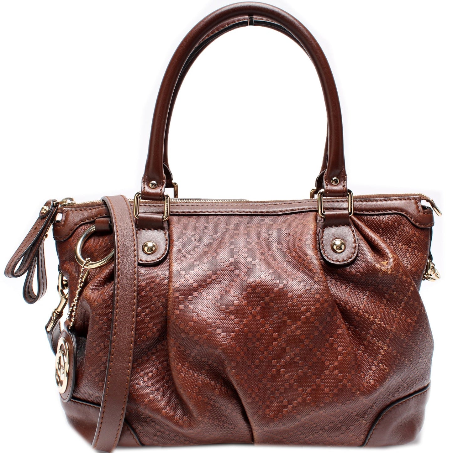 Gucci 247902 Diamante Sukey Satchel Bag