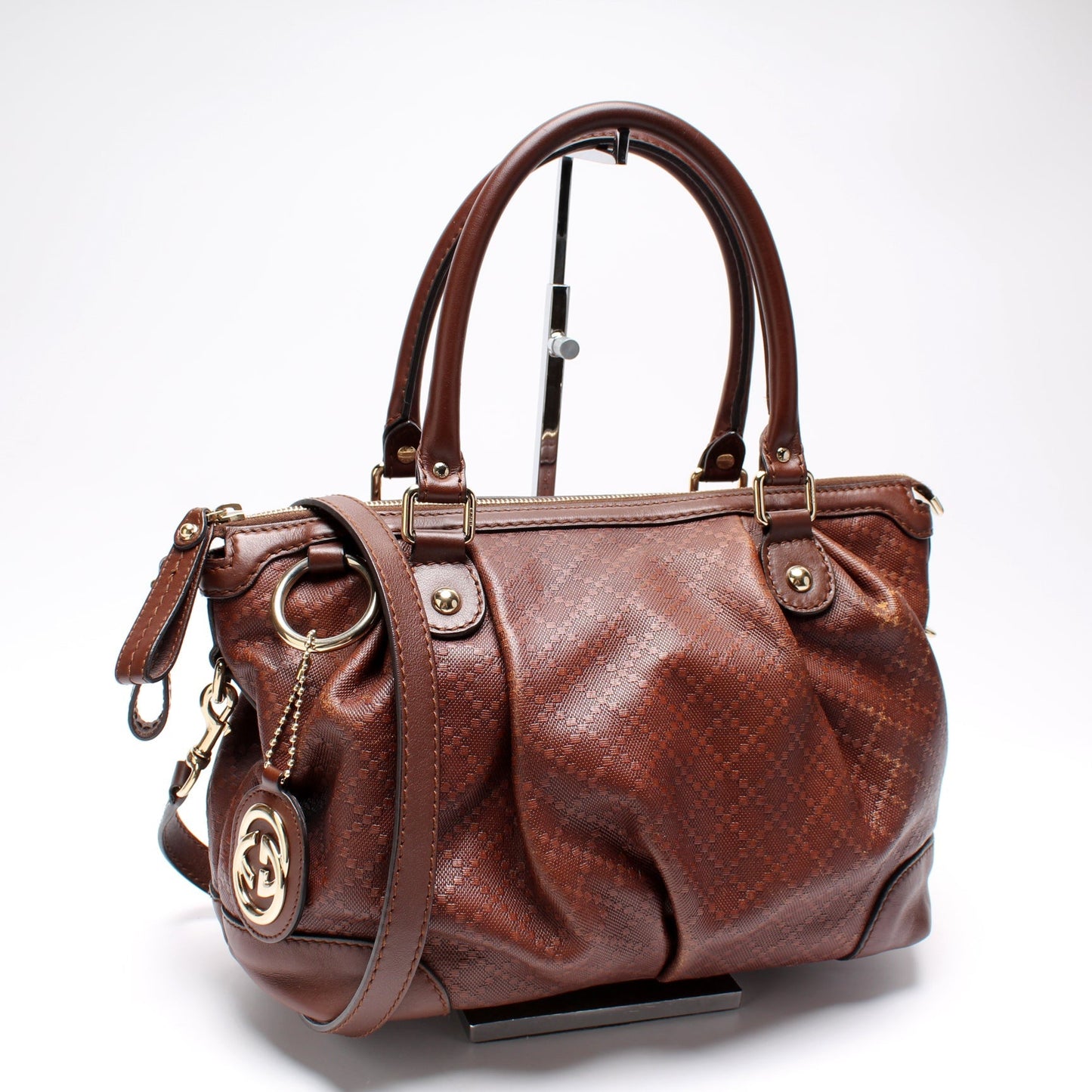 Gucci 247902 Diamante Sukey Satchel Bag