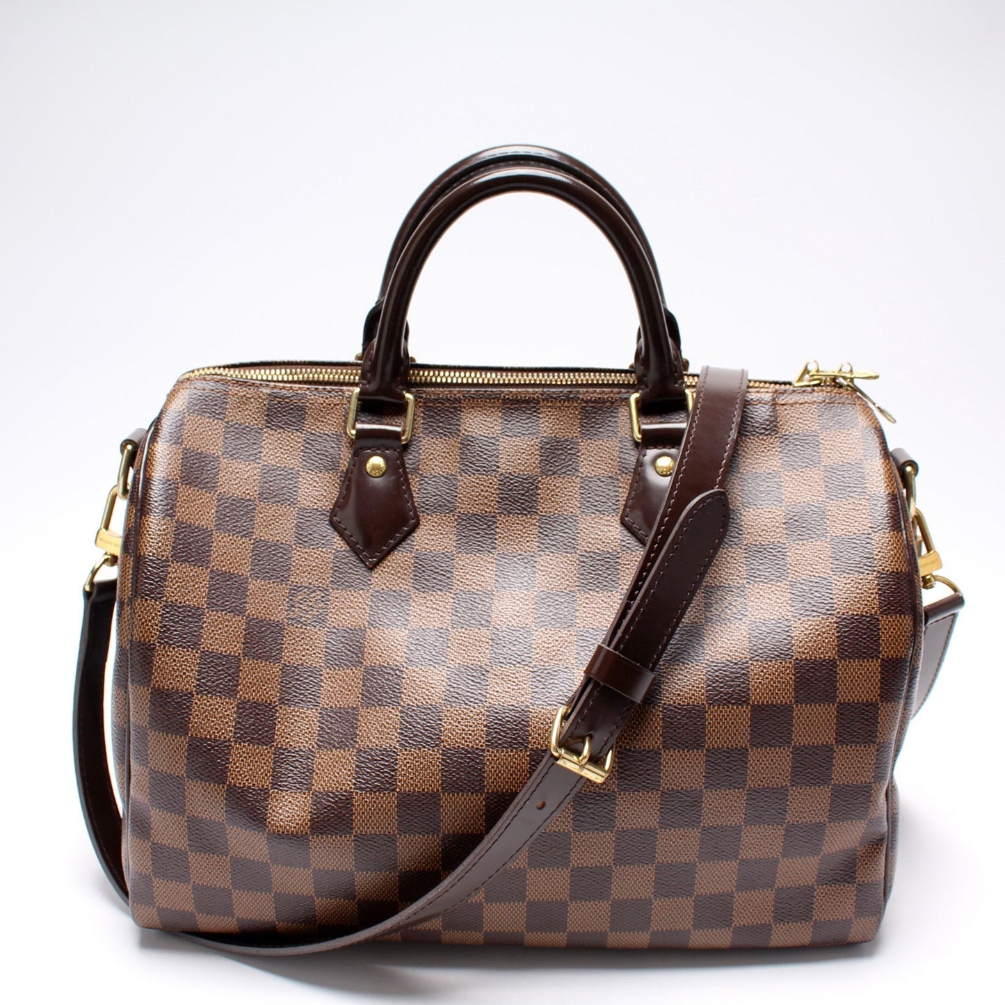 Louis Vuitton Speedy 30 Bandouliere Damier Ebene