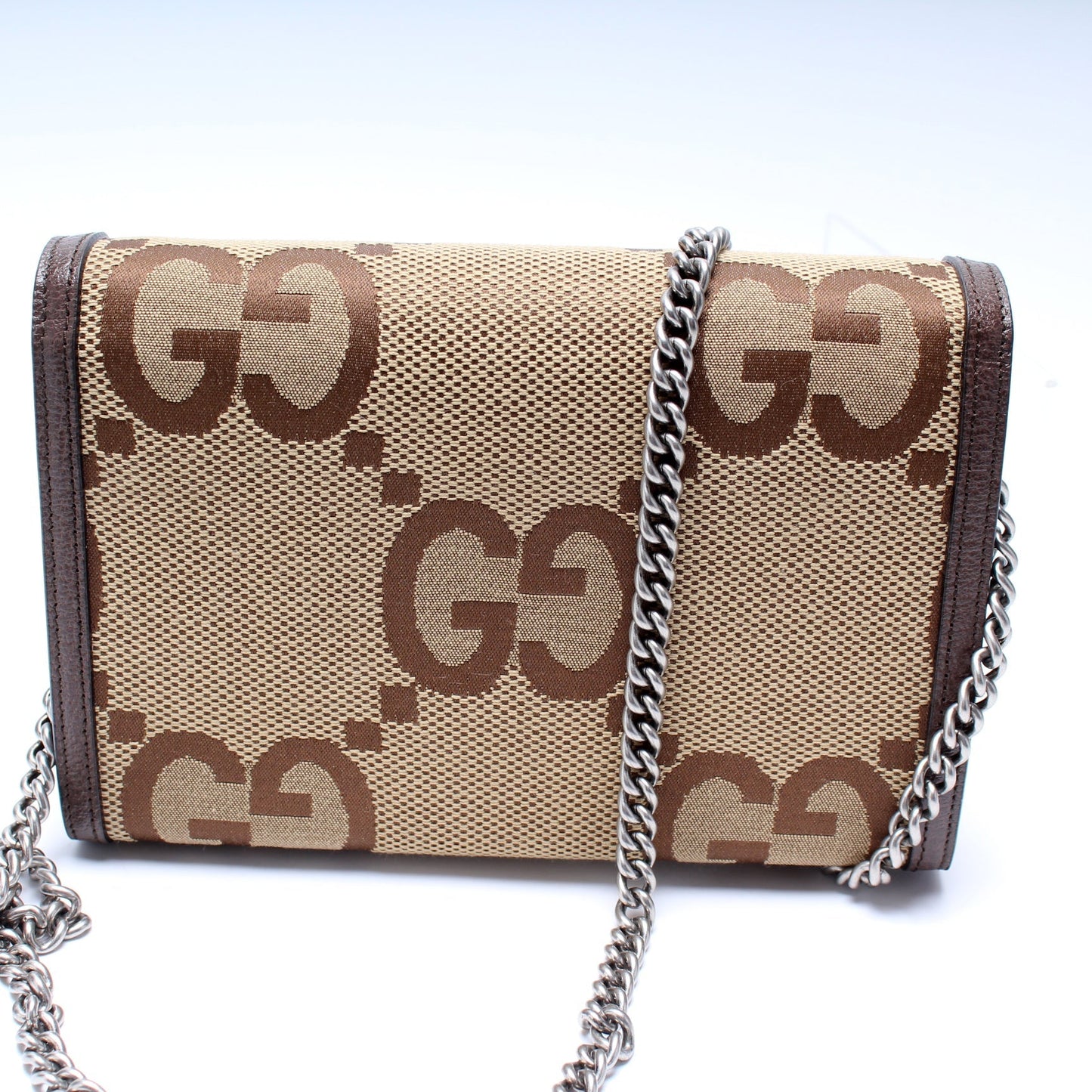 Gucci 401231 Dionysus Jumbo GG Canvas Mini Wallet Bag
