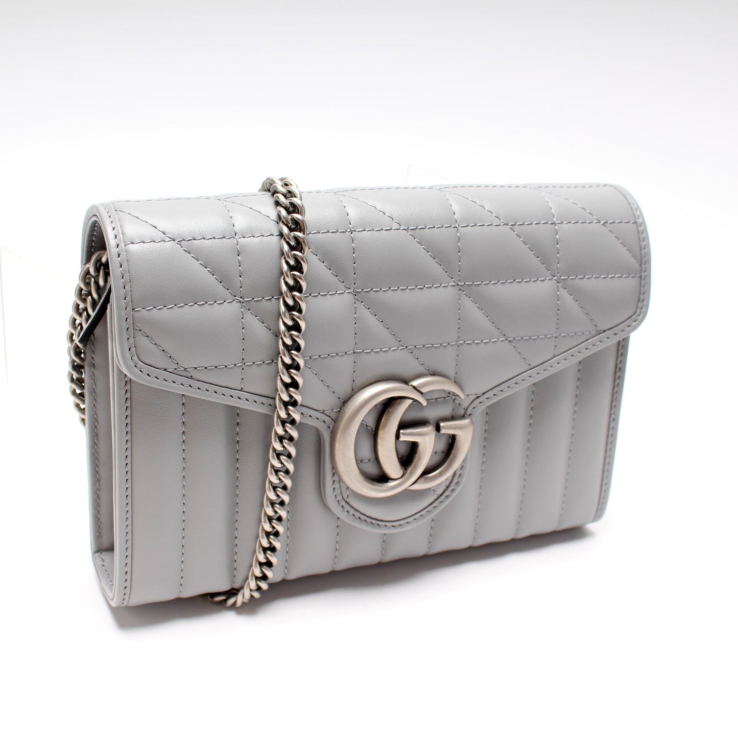 Gucci 474575 Marmont Aria Chain Wallet Bag
