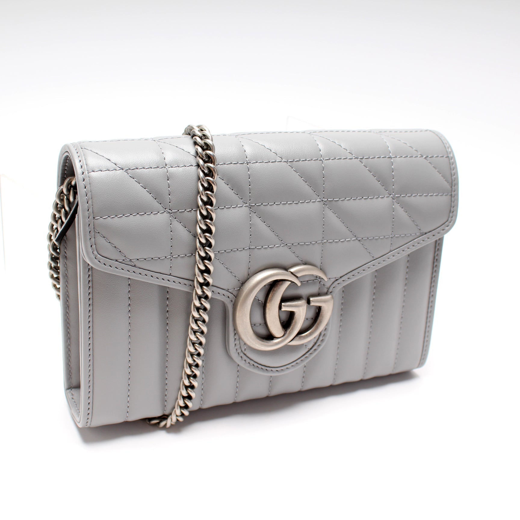 Gucci 474575 Marmont Aria Chain Wallet Bag