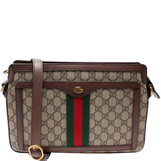 Gucci 523354 GG Supreme Ophidia Medium Shoulder Bag