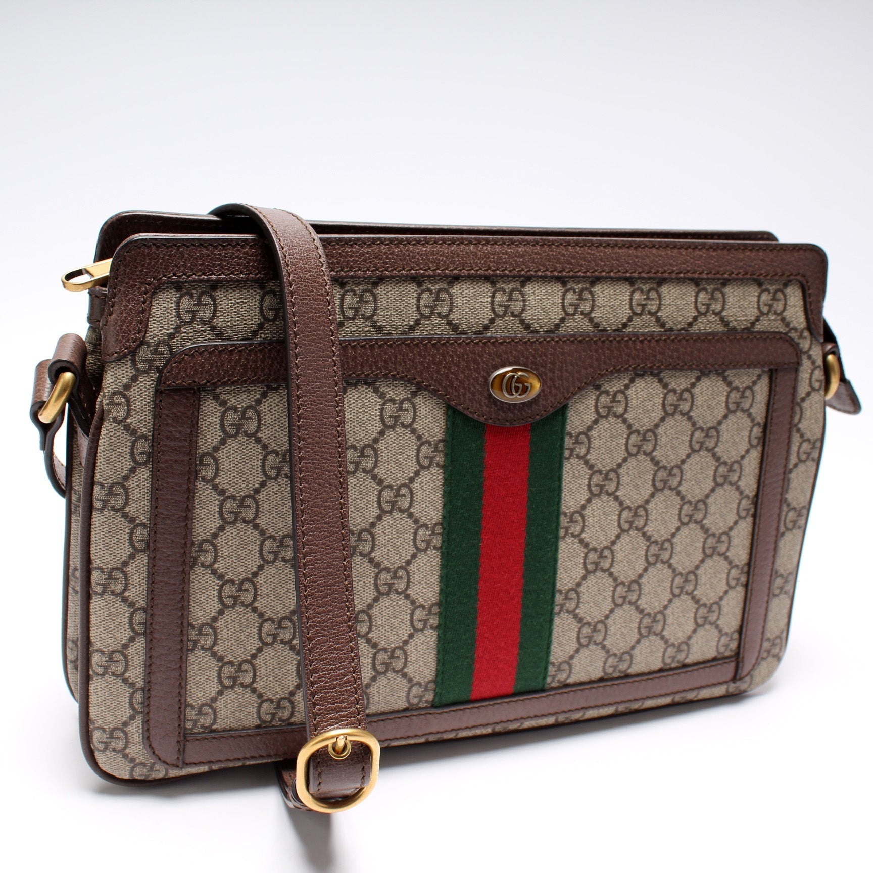 Gucci 523354 GG Supreme Ophidia Medium Shoulder Bag