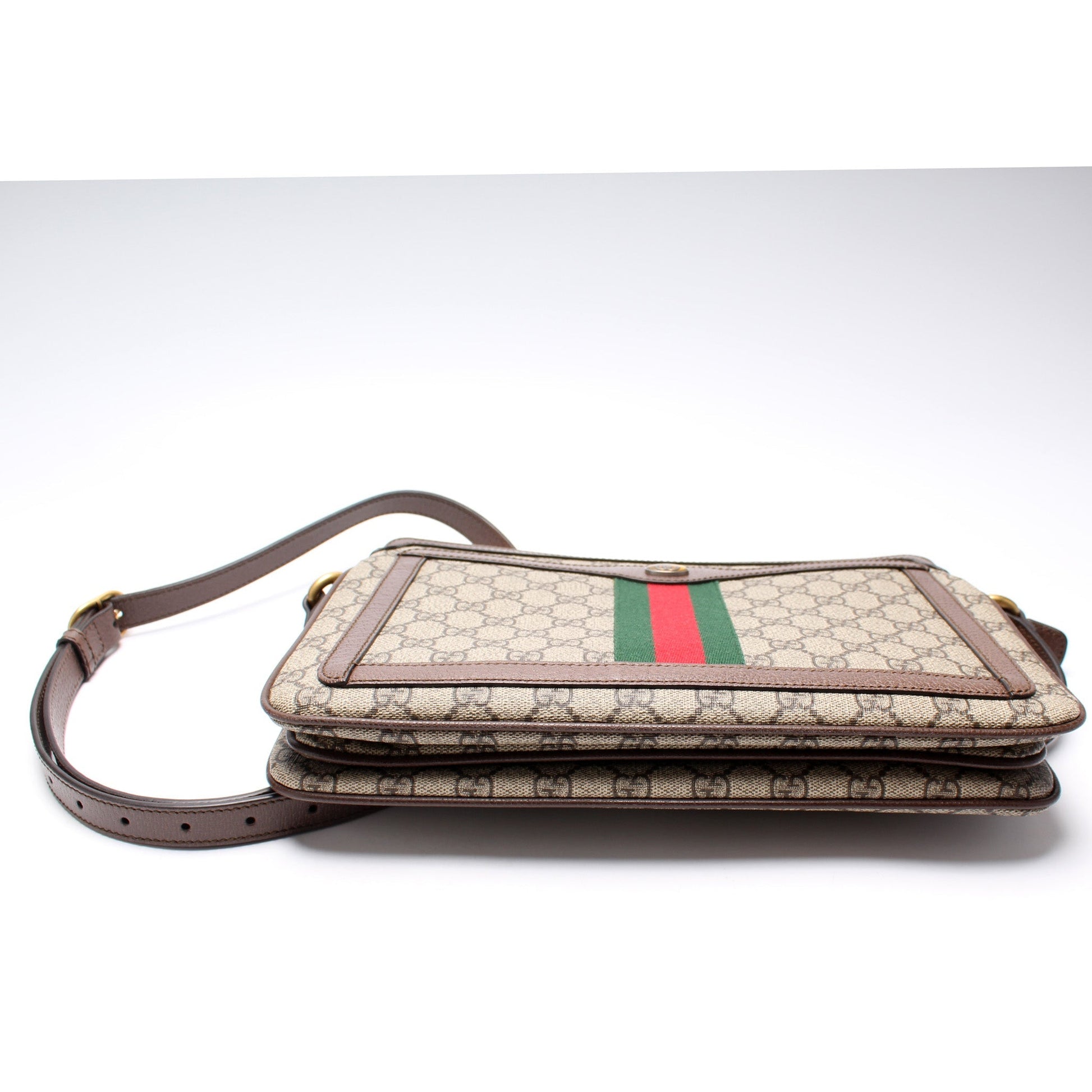Gucci 523354 GG Supreme Ophidia Medium Shoulder Bag