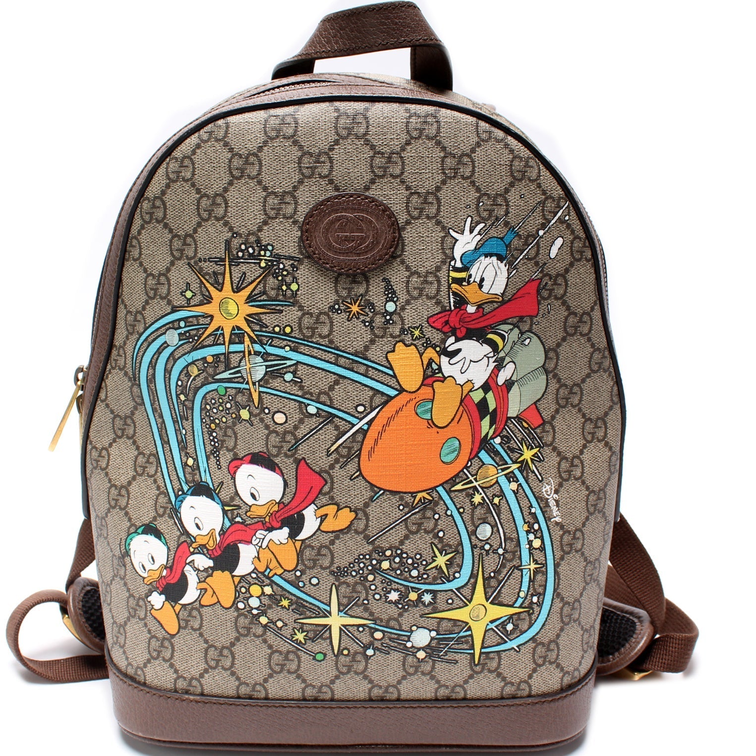 Gucci 552884 Disney X Donald Duck GG Supreme Backpack Small Bag