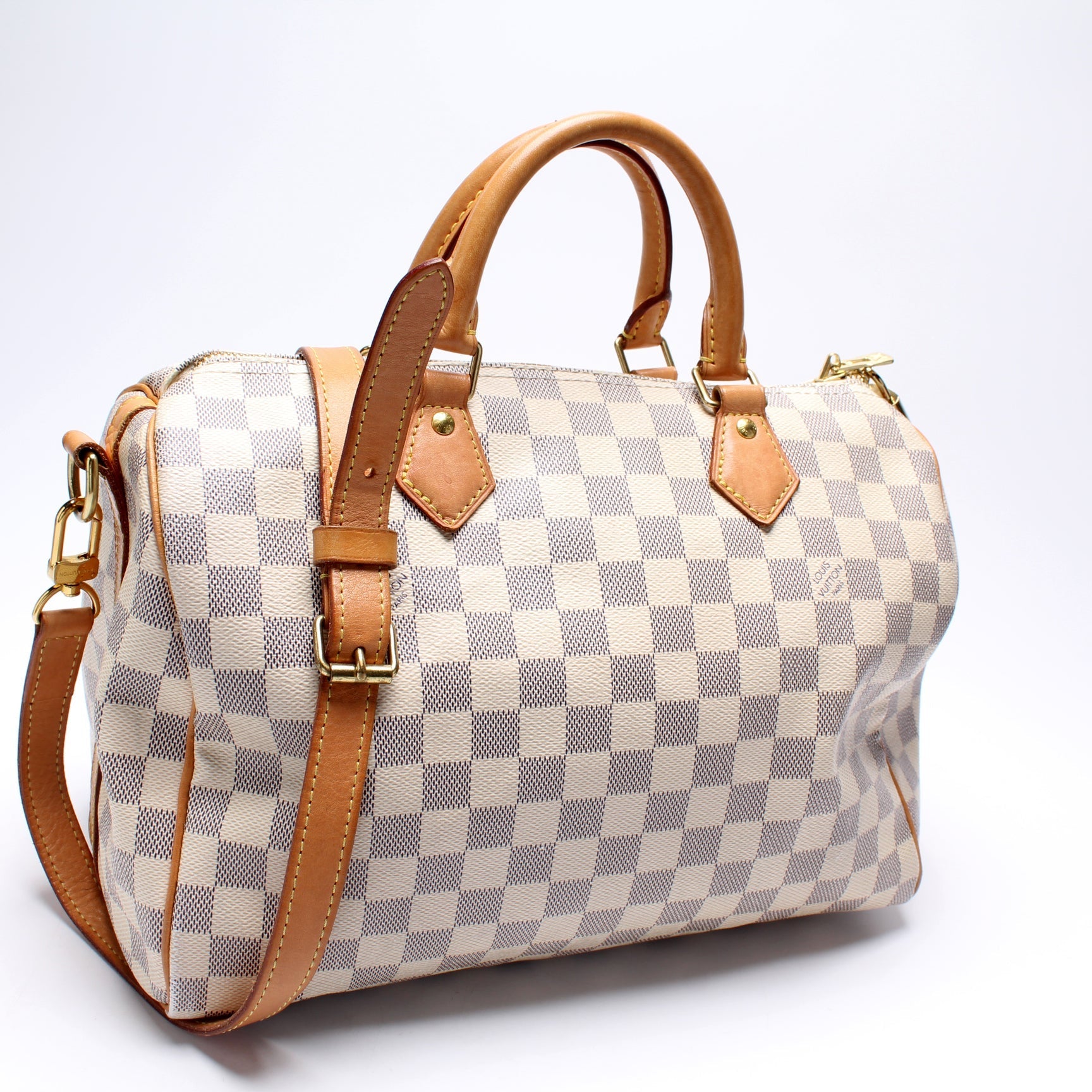 Louis Vuitton Speedy 30 Bandouliere Damier Azur