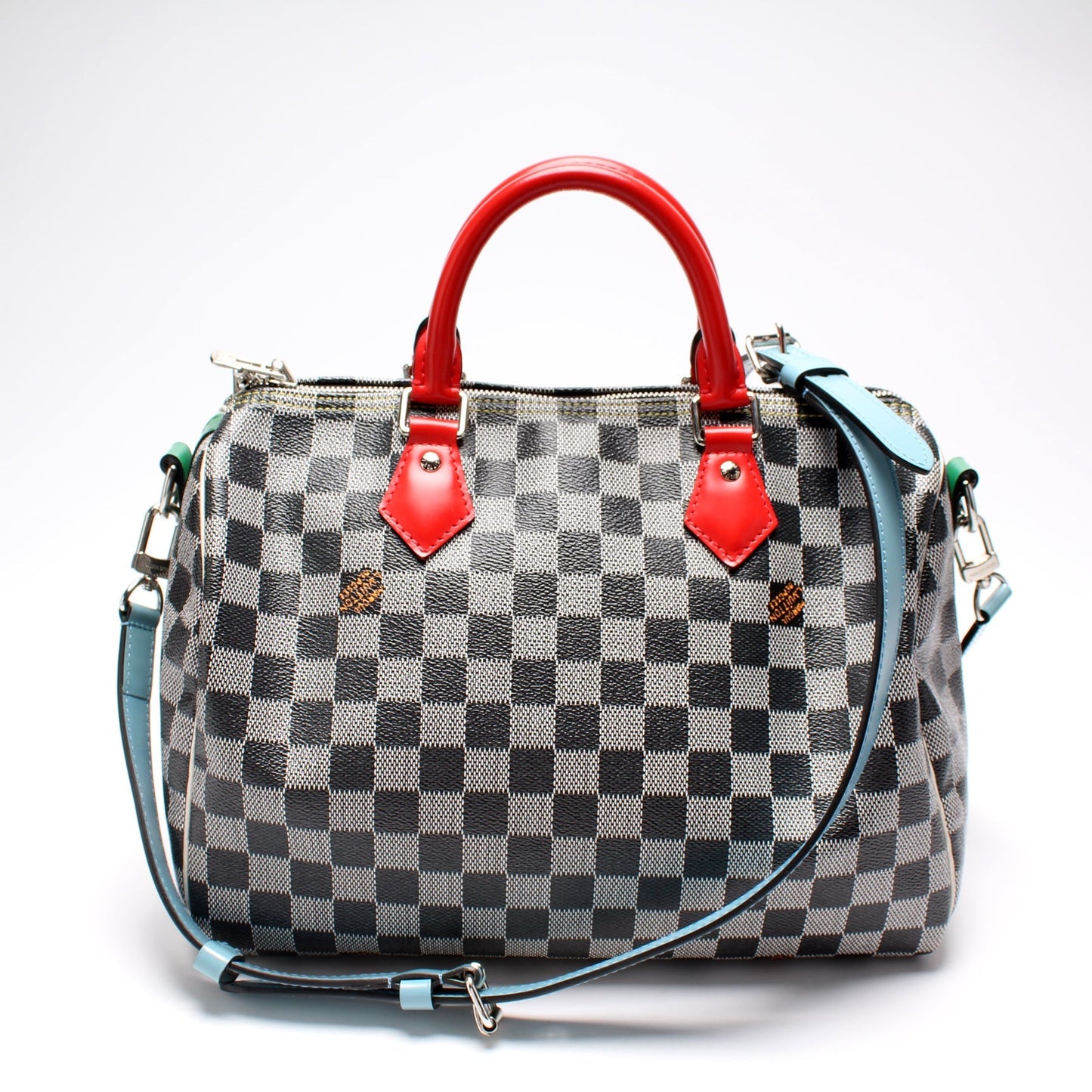 Louis Vuitton Speedy 30 Bandouliere Special Edit Colored Damier