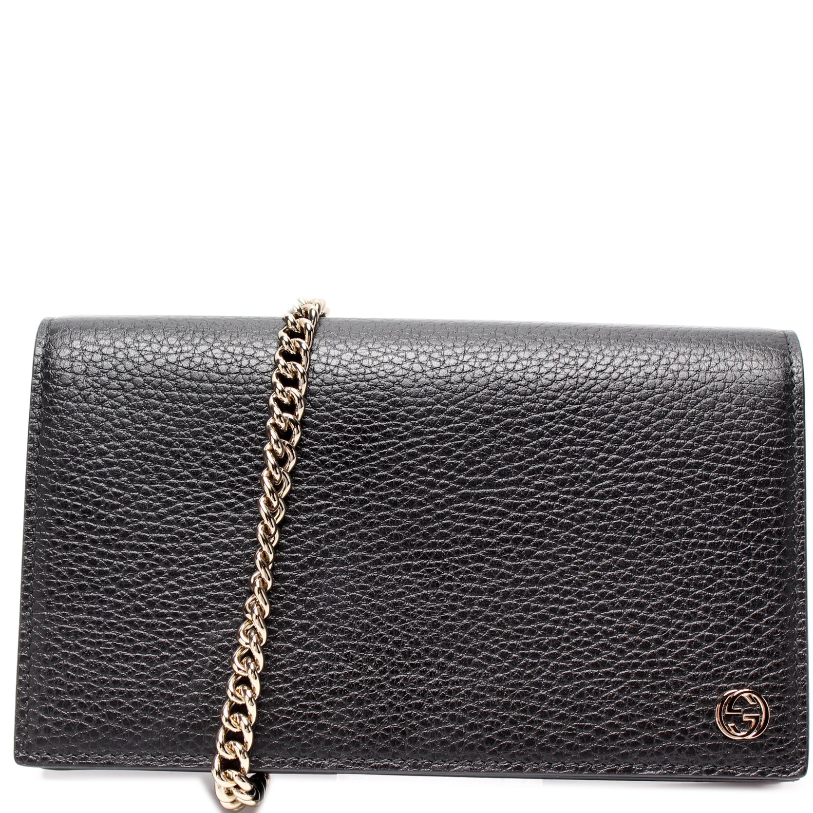 Gucci 466506 Interlocking GG Chain Wallet Bag
