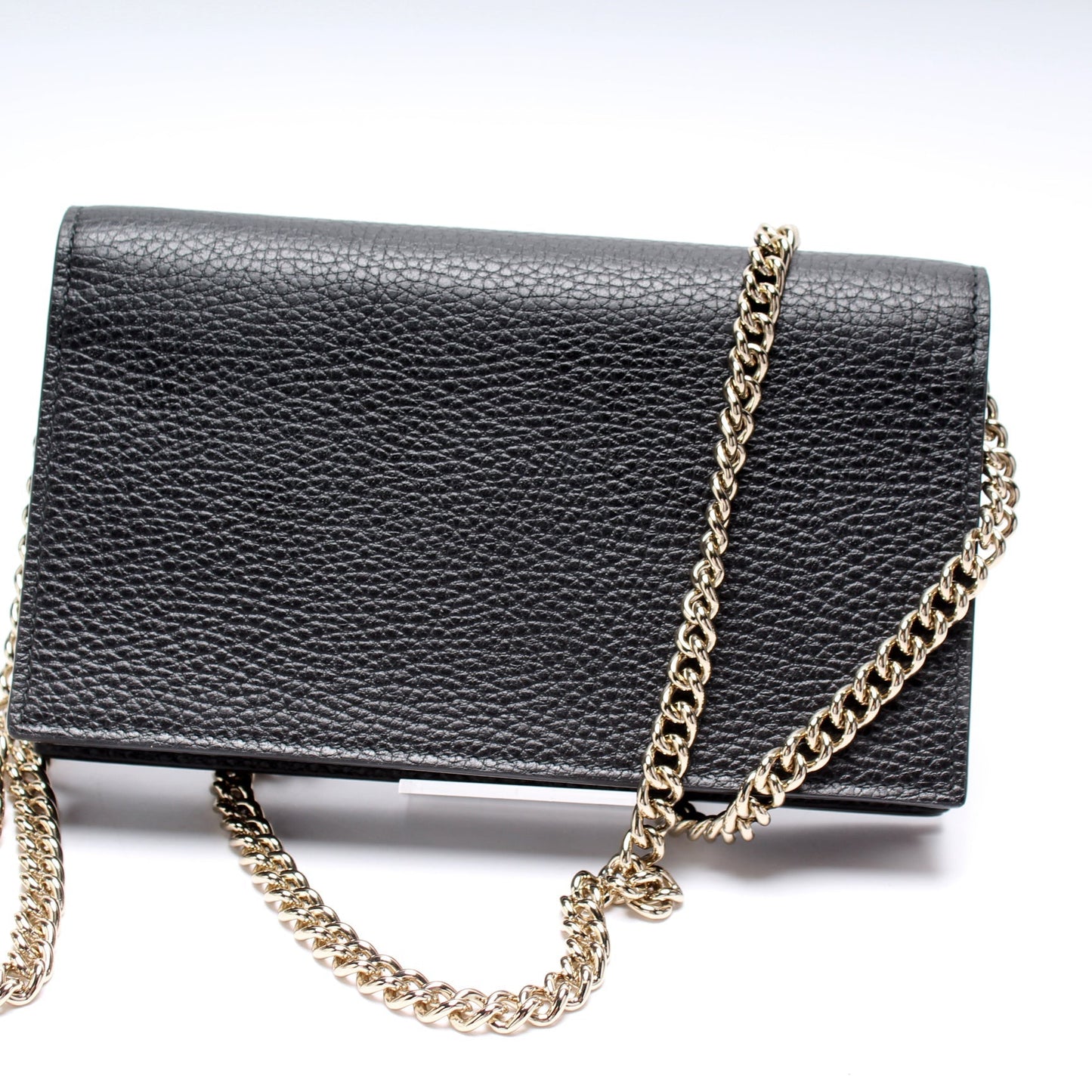 Gucci 466506 Interlocking GG Chain Wallet Bag