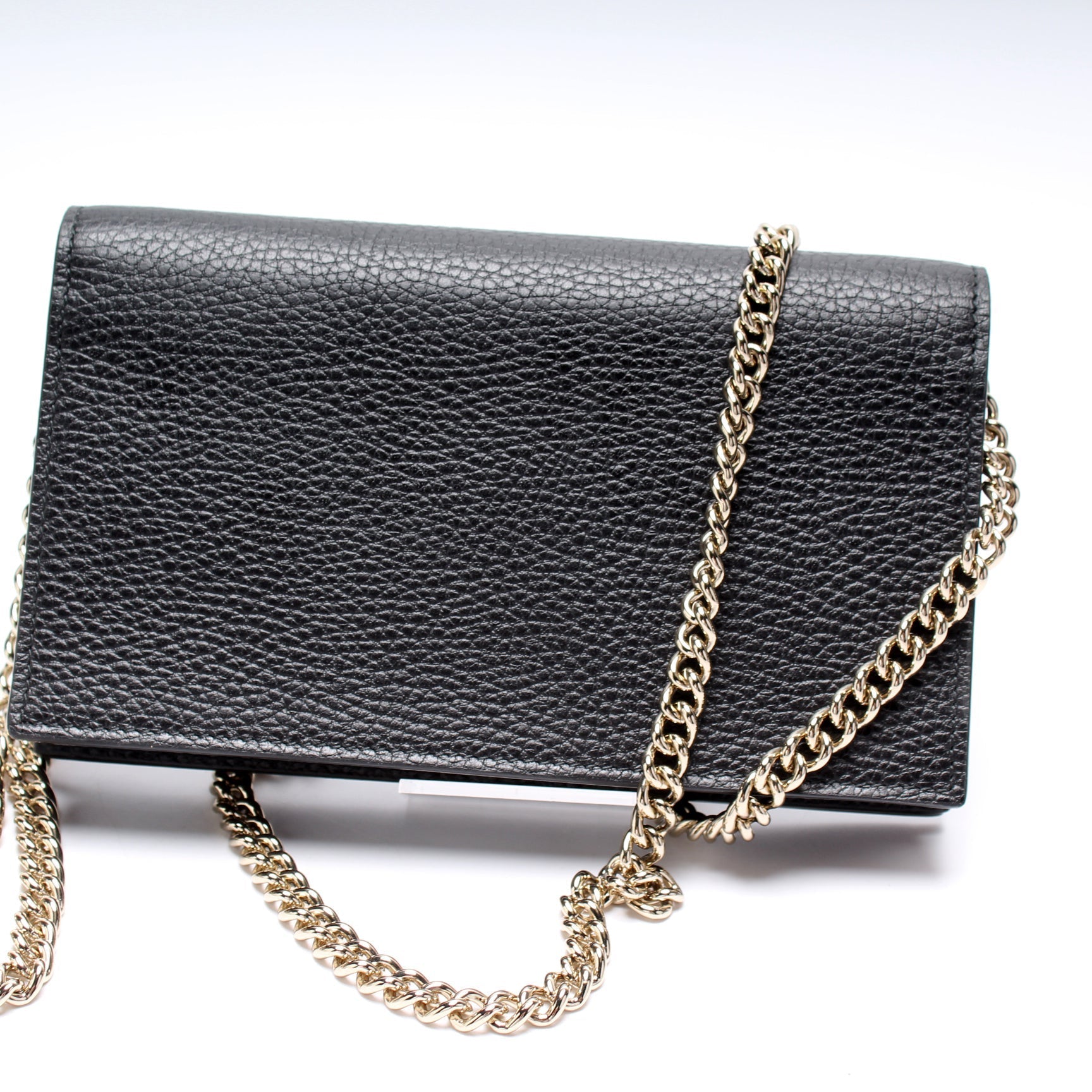 Gucci 466506 Interlocking GG Chain Wallet Bag