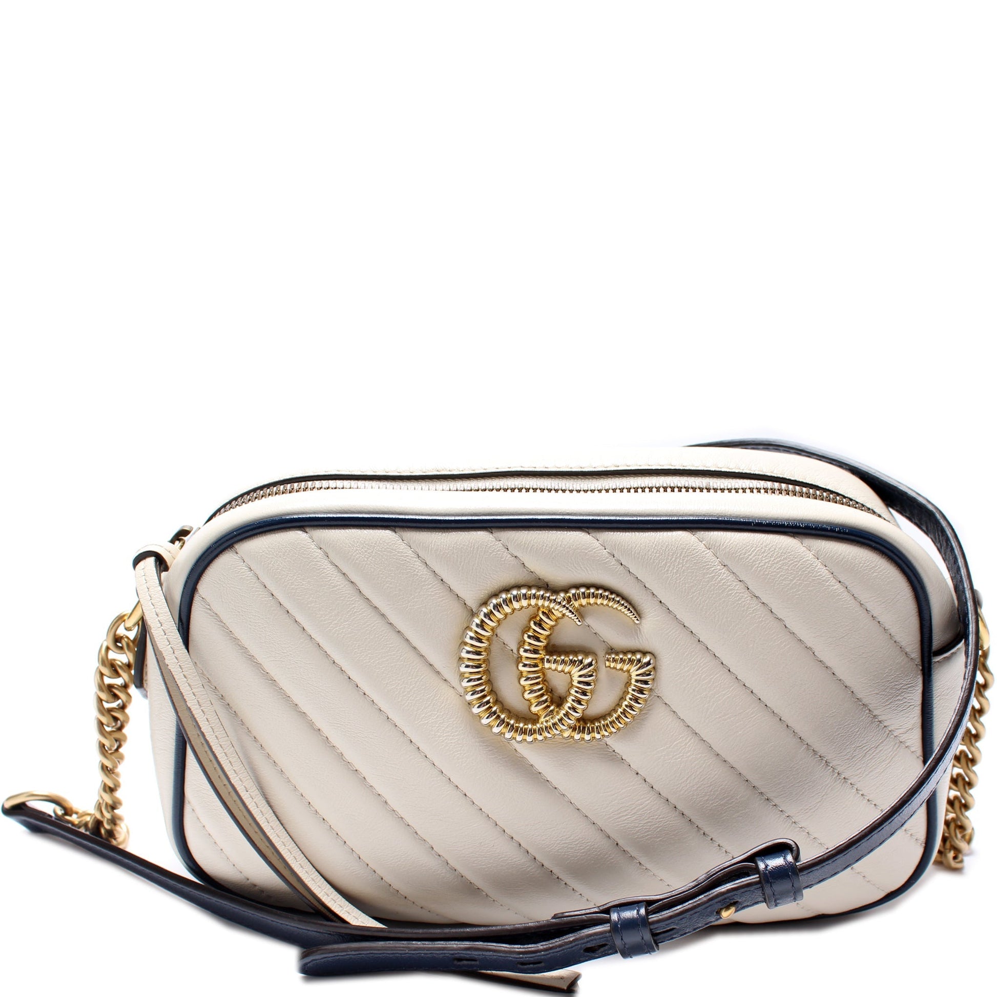 Gucci 447632 Marmont Torchon Small Leather Camera Bag