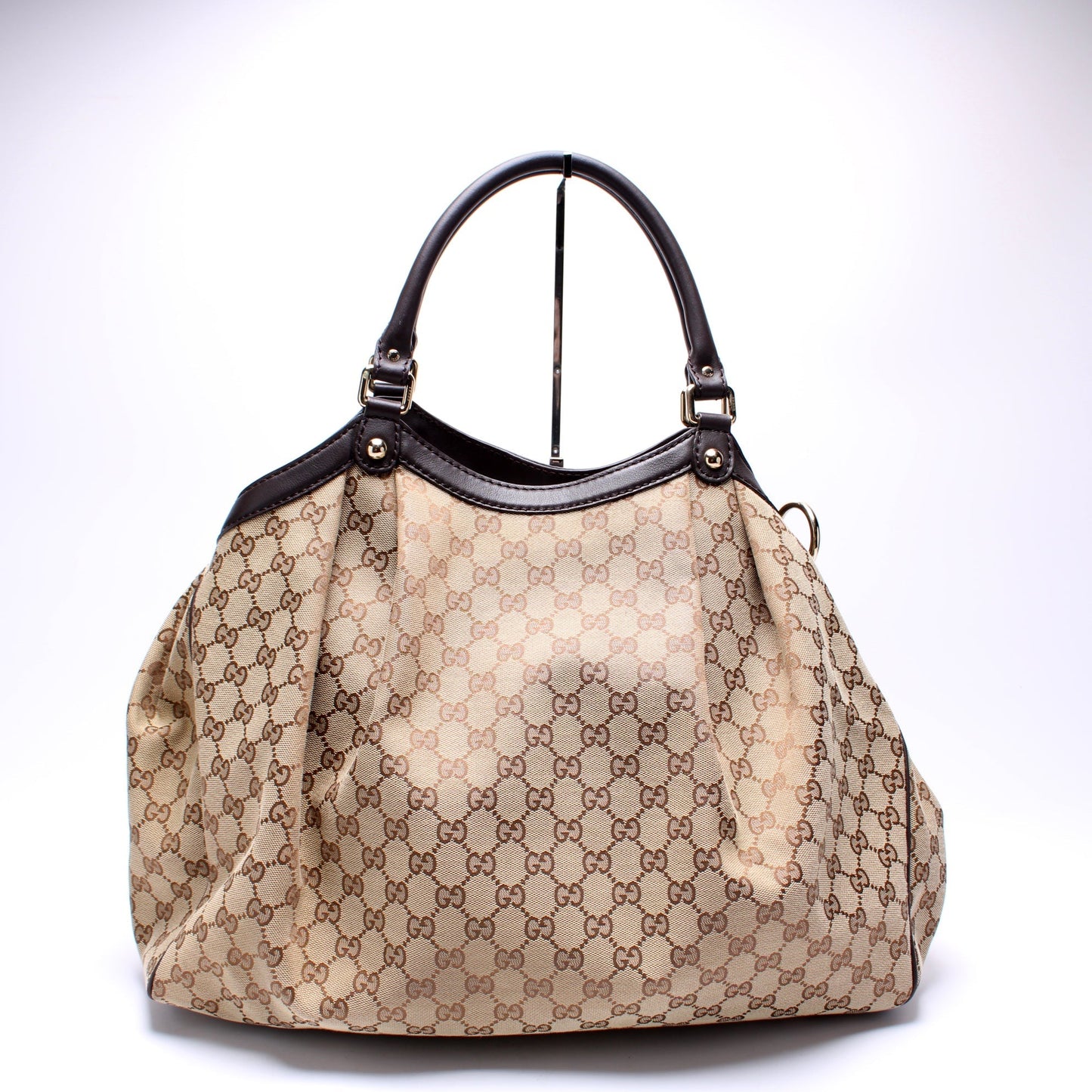 Gucci 211943 Sukey GG Canvas Large Bag