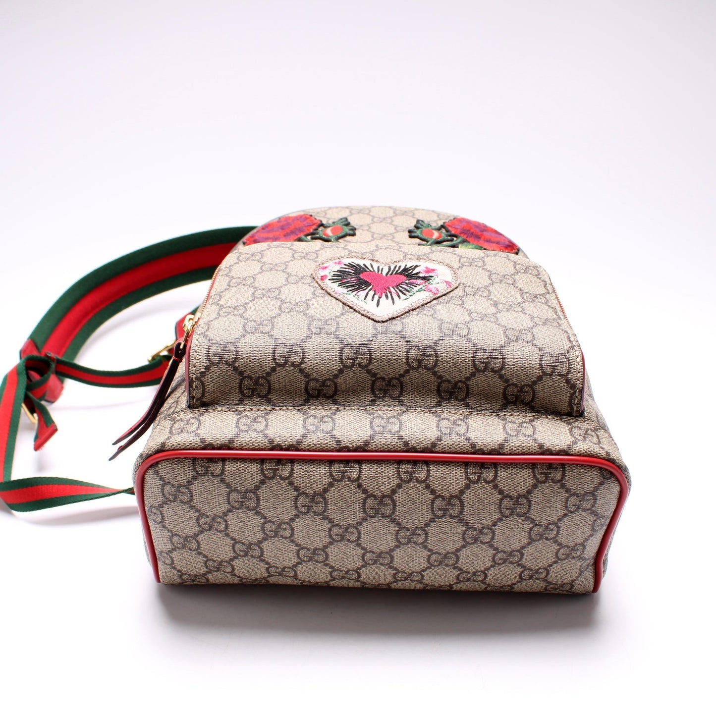 Gucci 427042 GG Supreme Garden Embossed Backpack Bag