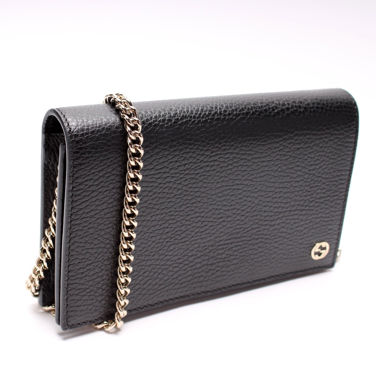 Gucci 466506 Interlocking GG Chain Wallet Bag