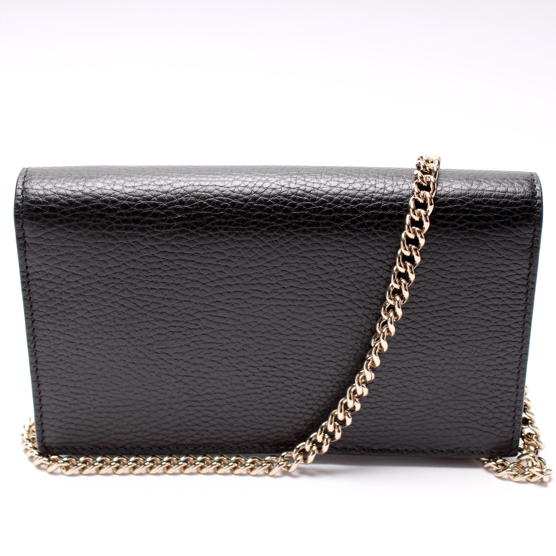 Gucci 466506 Interlocking GG Chain Wallet Bag