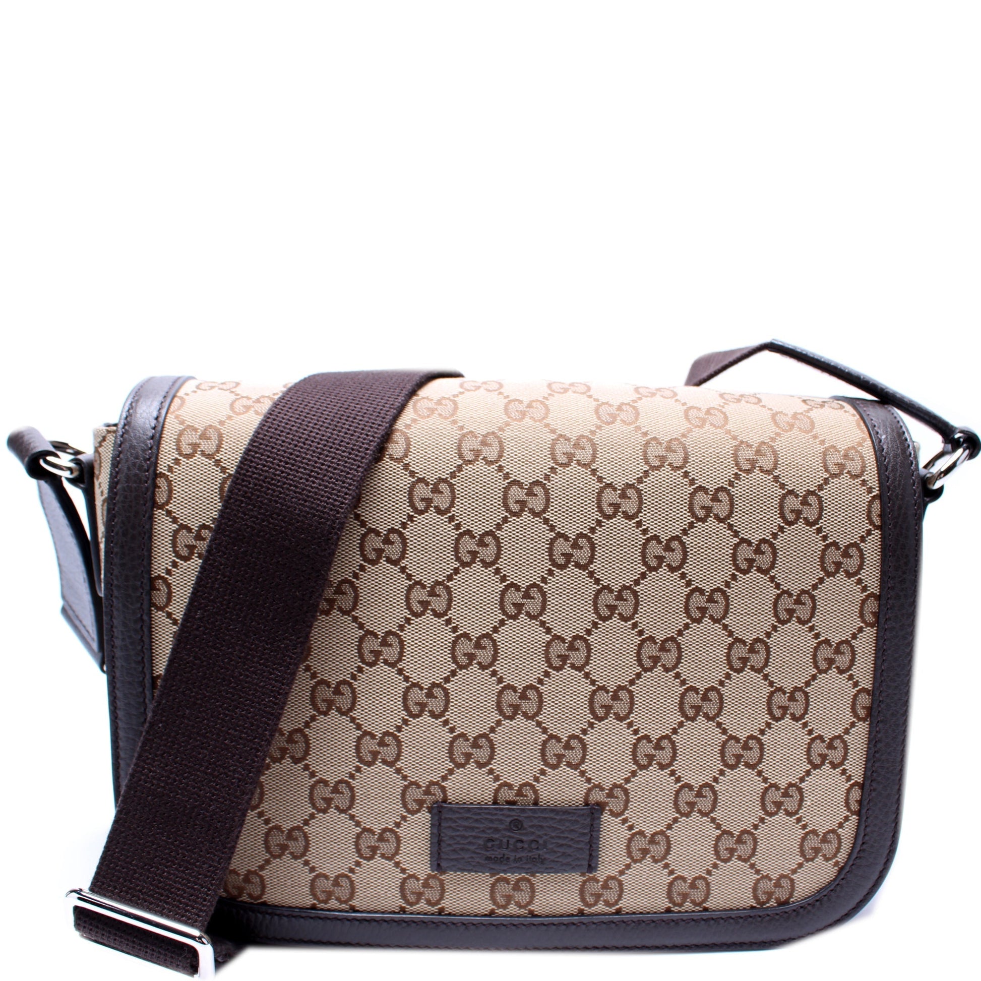 Gucci 449172 GG Canvas Messenger Bag