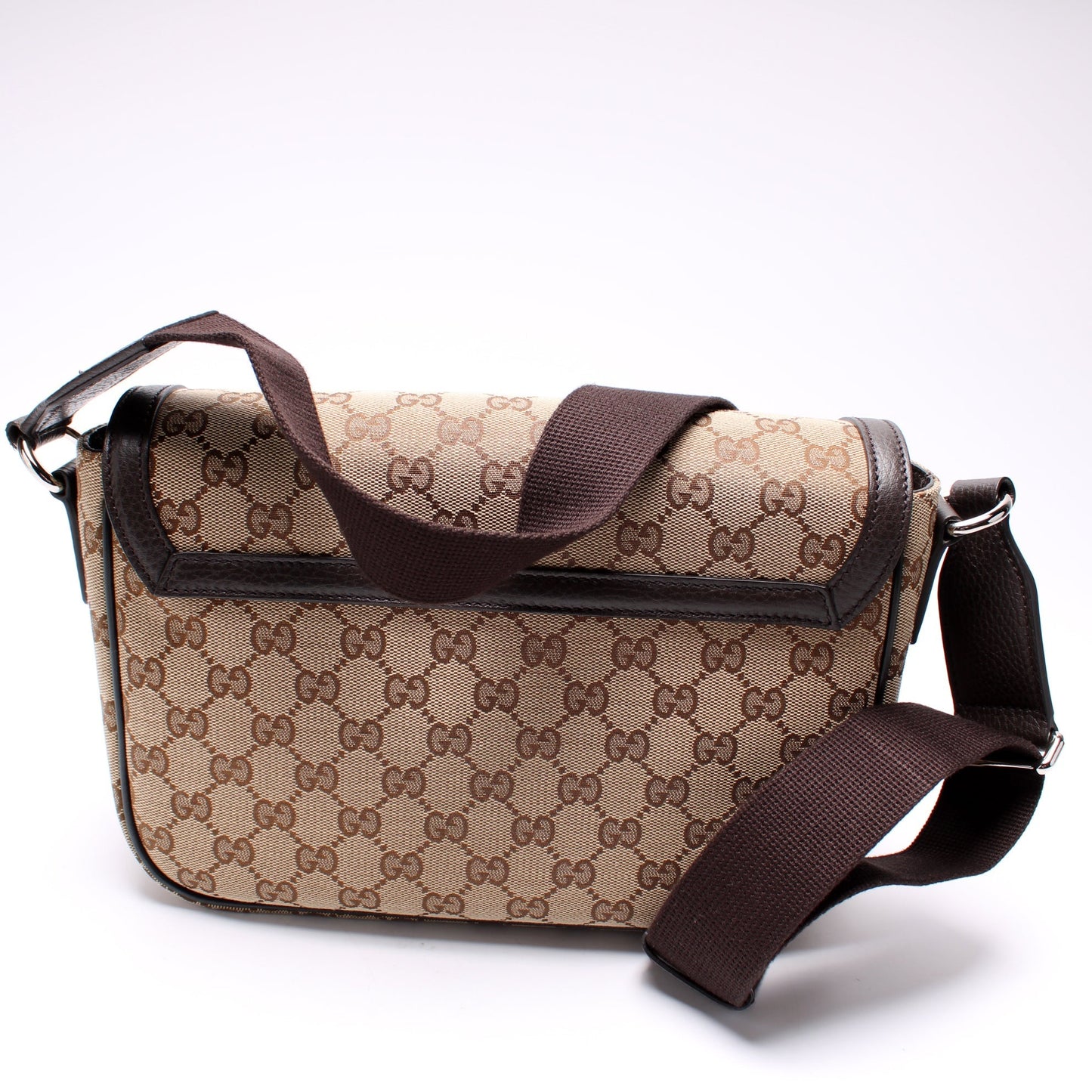 Gucci 449172 GG Canvas Messenger Bag