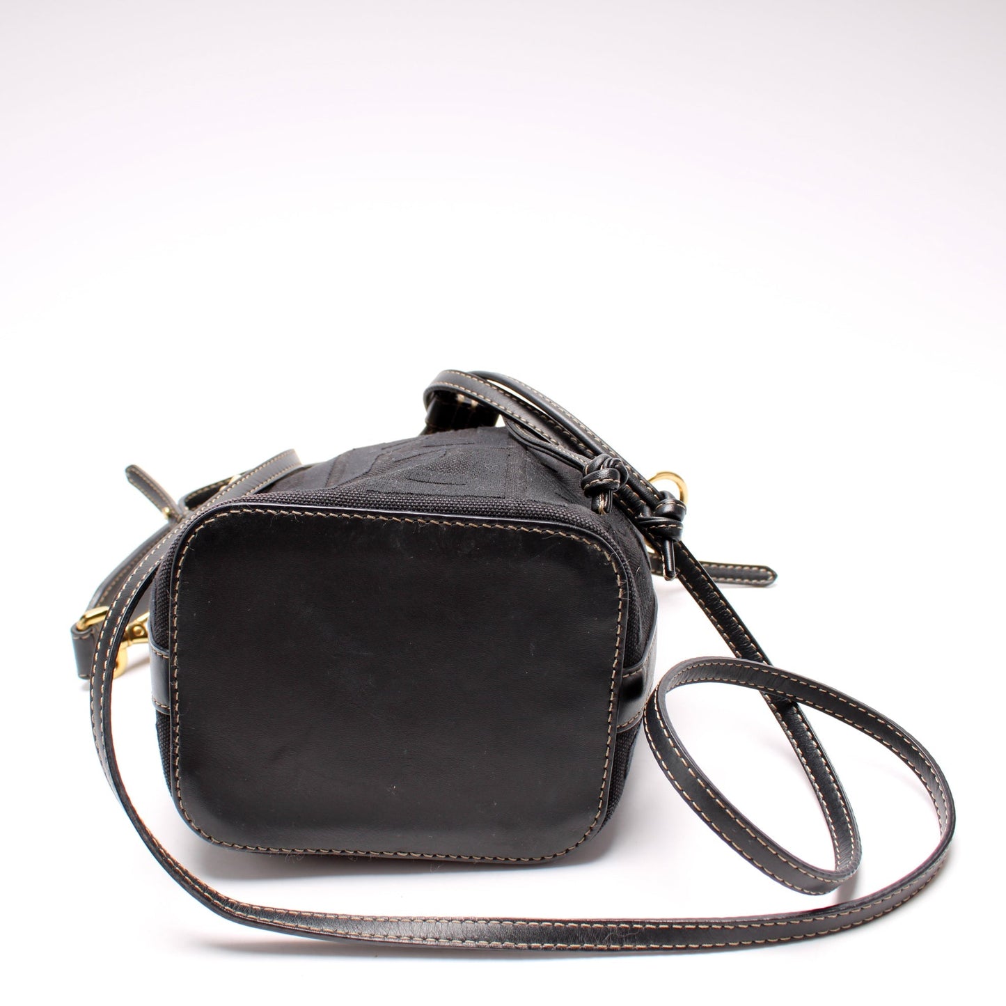 Fendi 8BS010 Mini Mon Tresor Bucket FF Fabric Bag