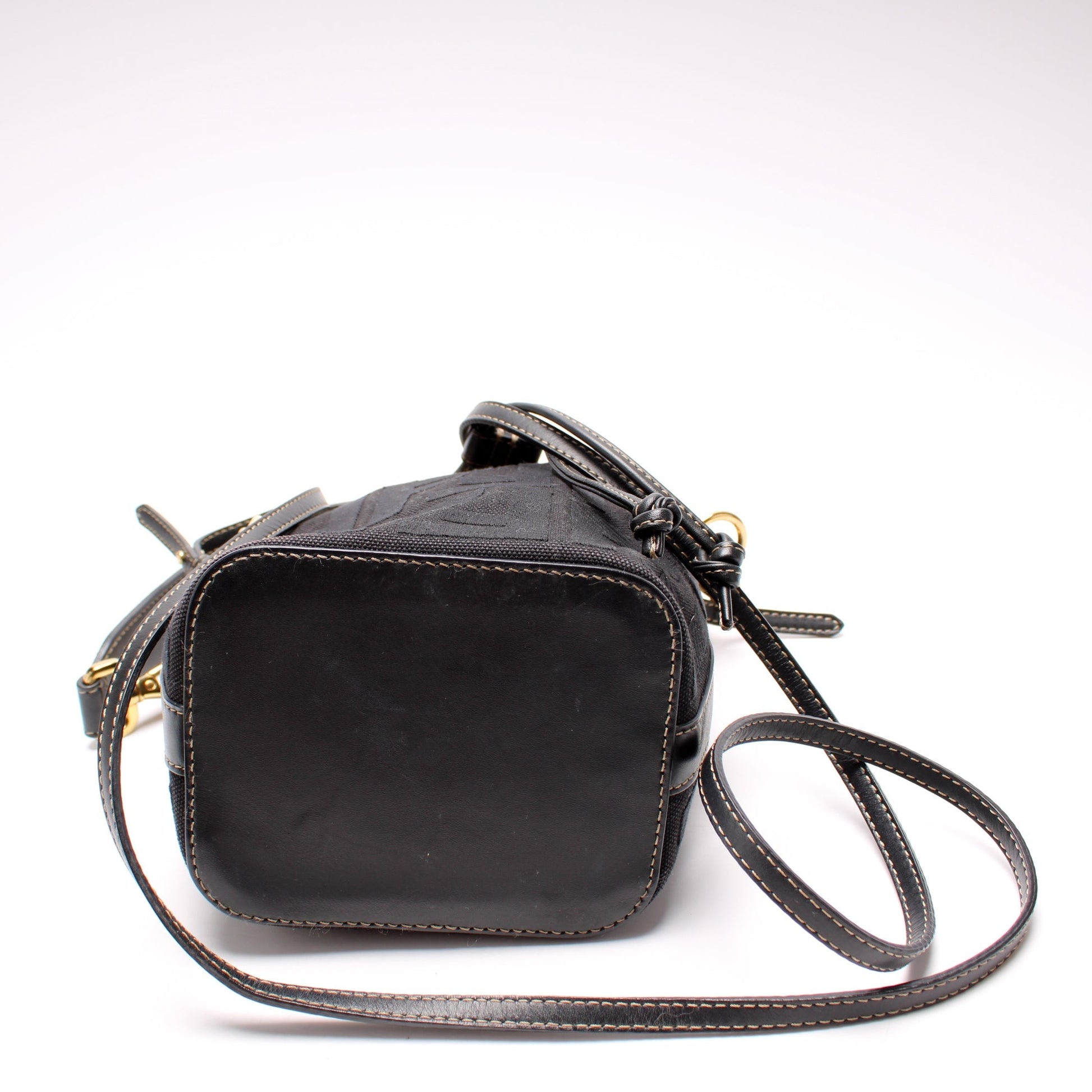Fendi 8BS010 Mini Mon Tresor Bucket FF Fabric Bag