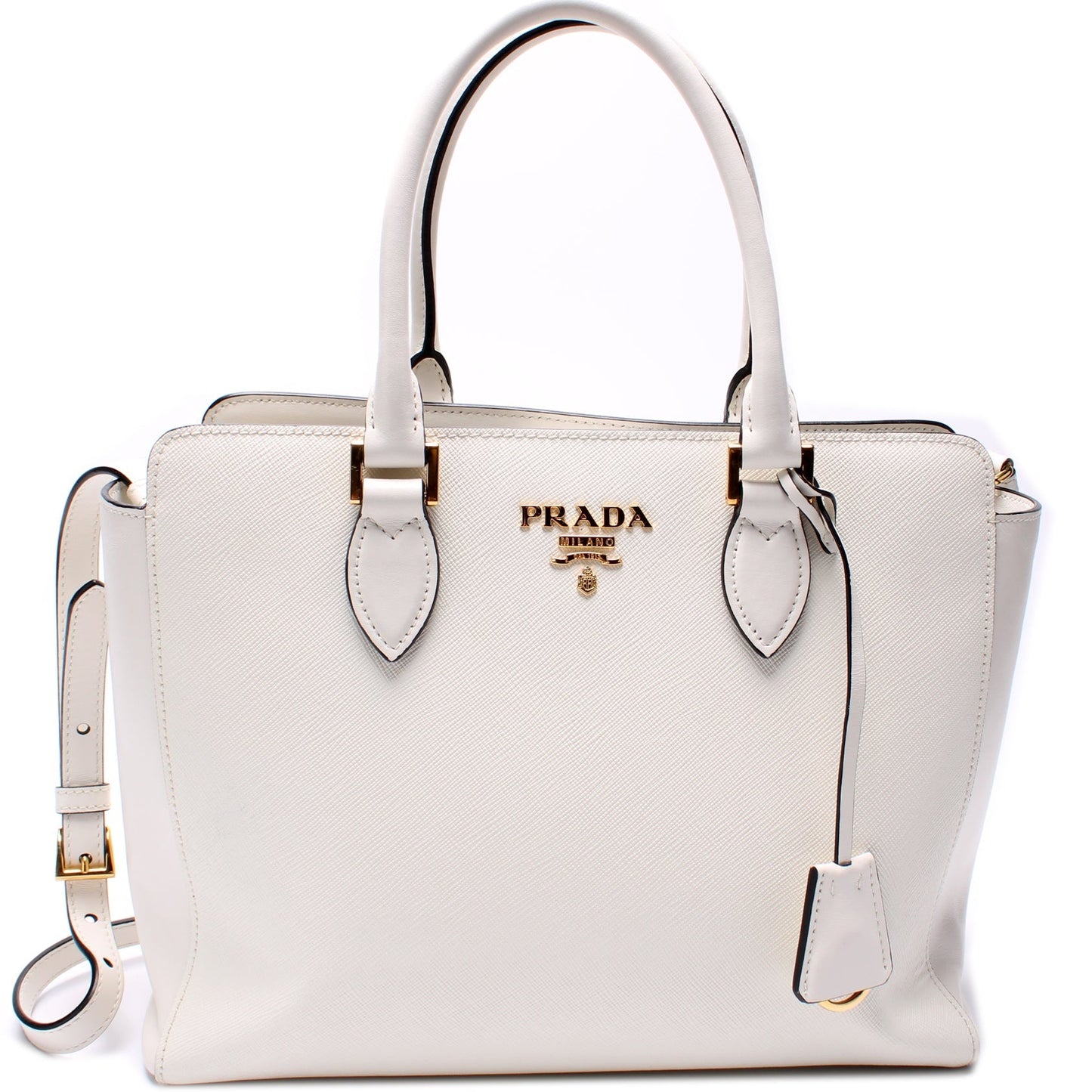 Prada Saffiano Calfskin Top Handle Bag