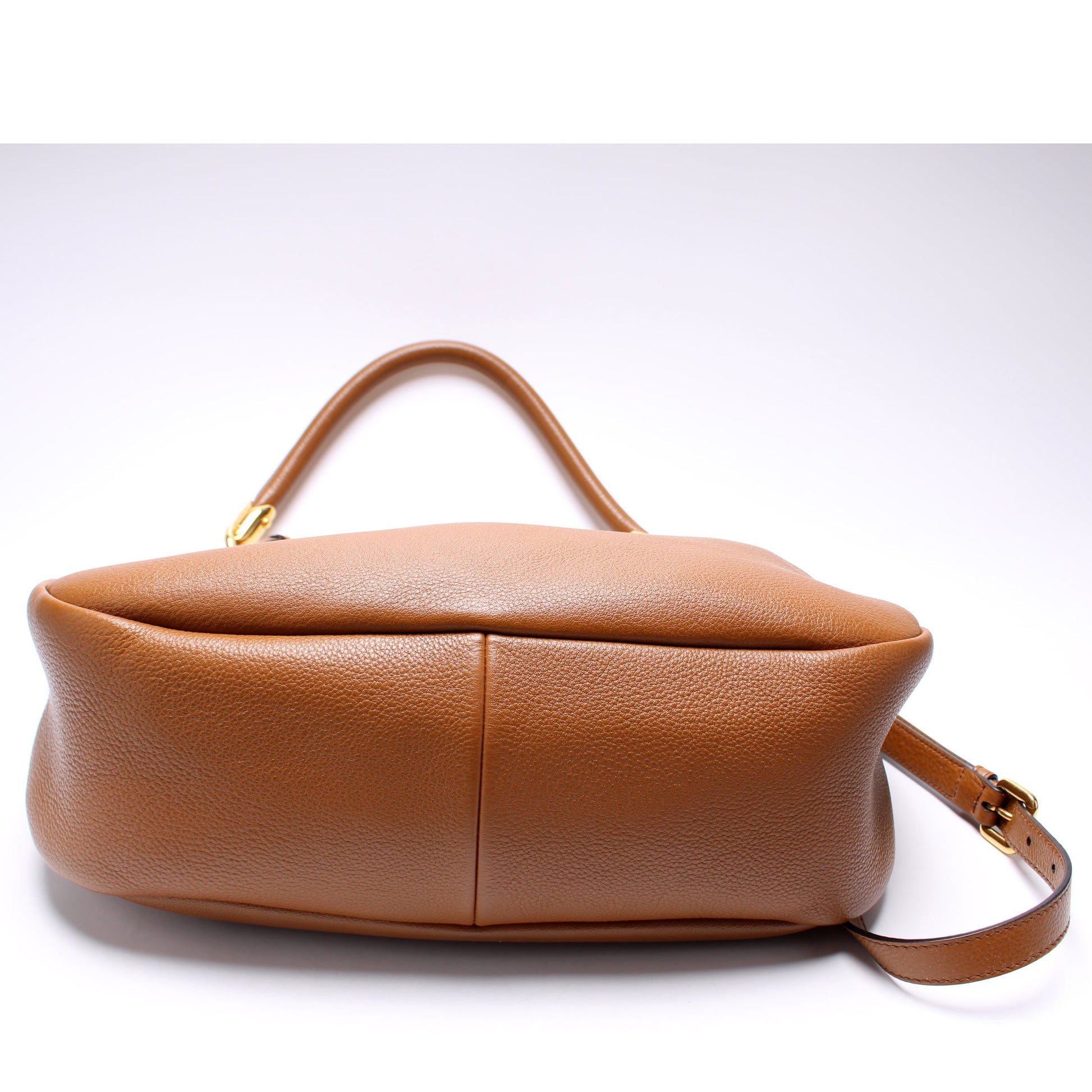 Prada 1BC089 Vitello Phenix Hobo Bag