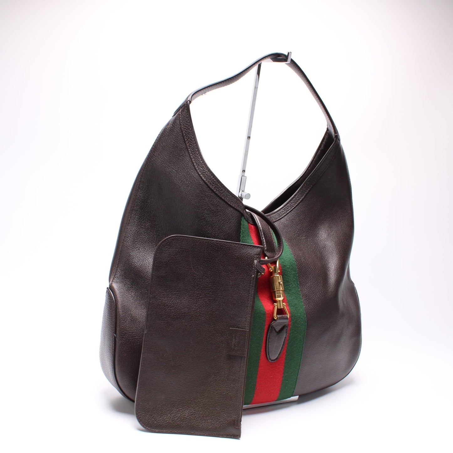 Gucci 365458 Soft Grain Medium Jackie Hobo Bag