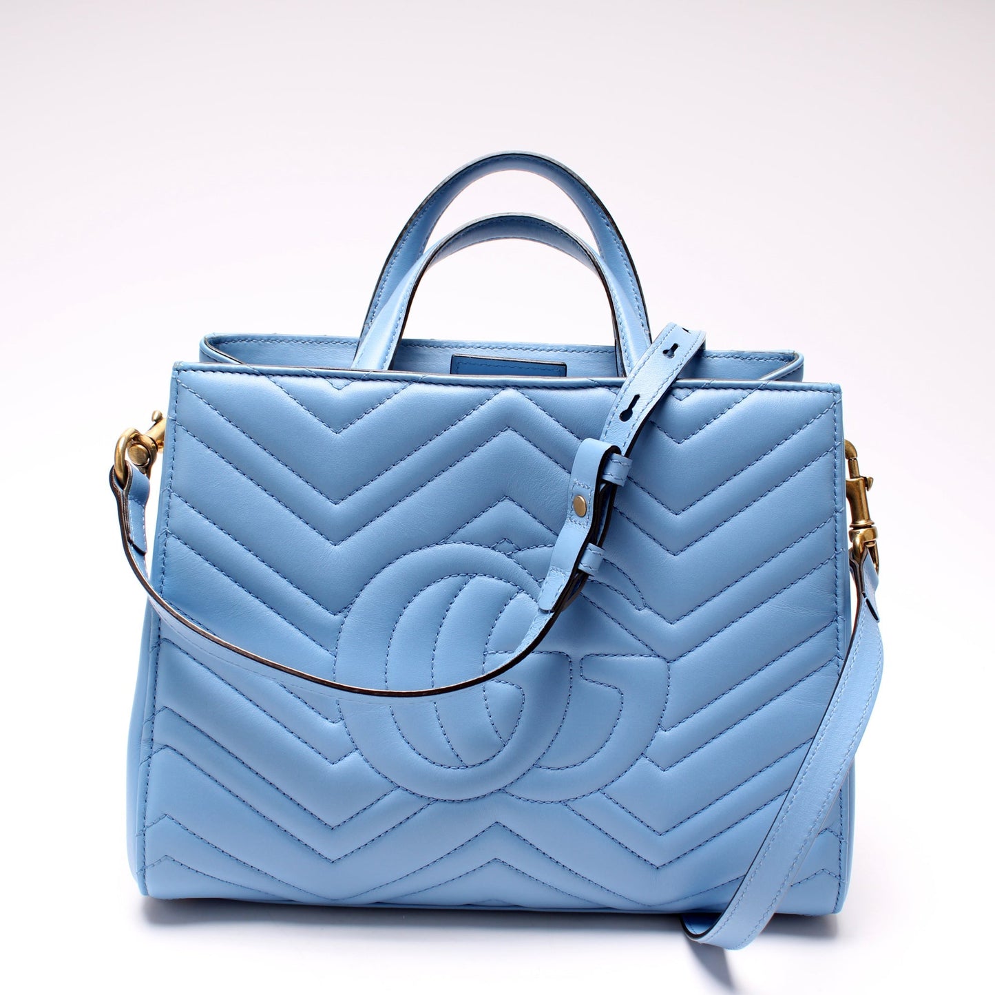 Gucci 448054 Marmont Medium Top Handle Bag