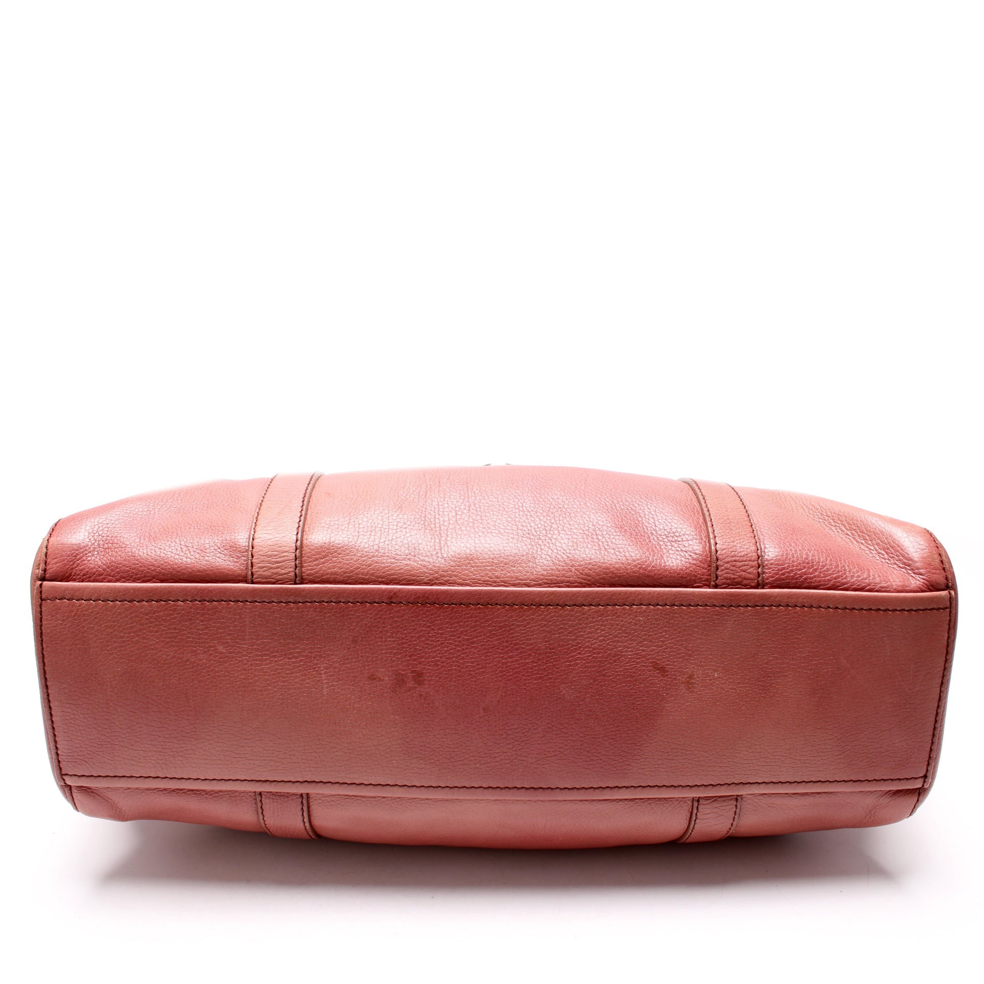 Prada Easy Foldover Pushlock Satchel Calfskin Bag