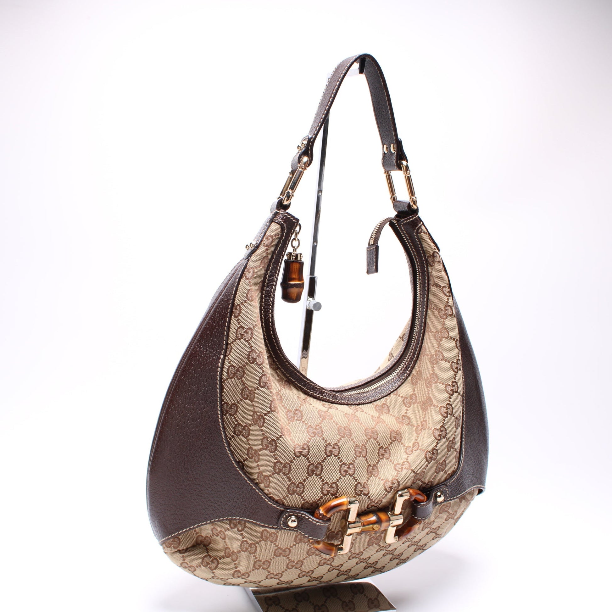 Gucci 152468 Bamboo Horsebit Hobo Bag