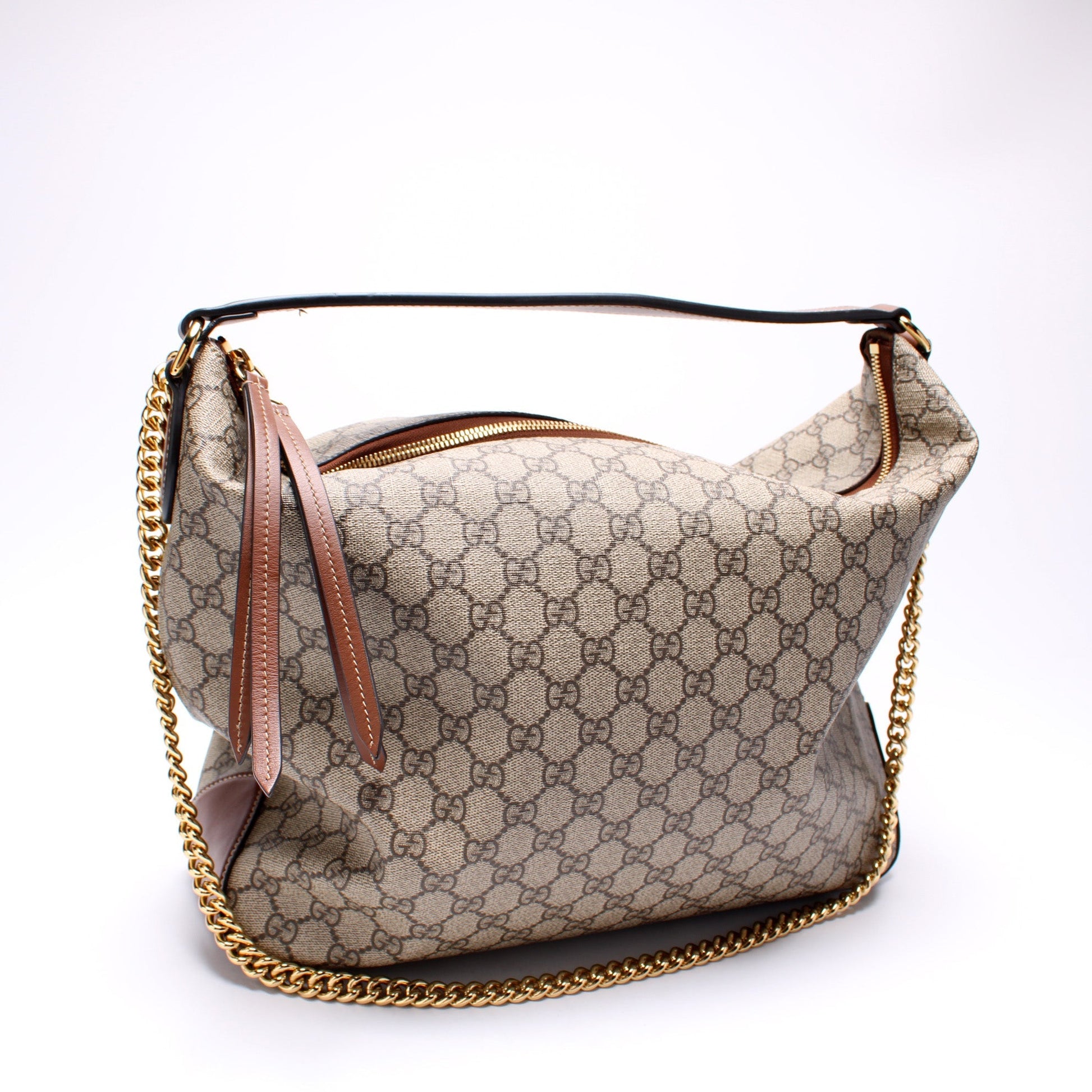 Gucci 477324 GG Supreme Hobo Bag