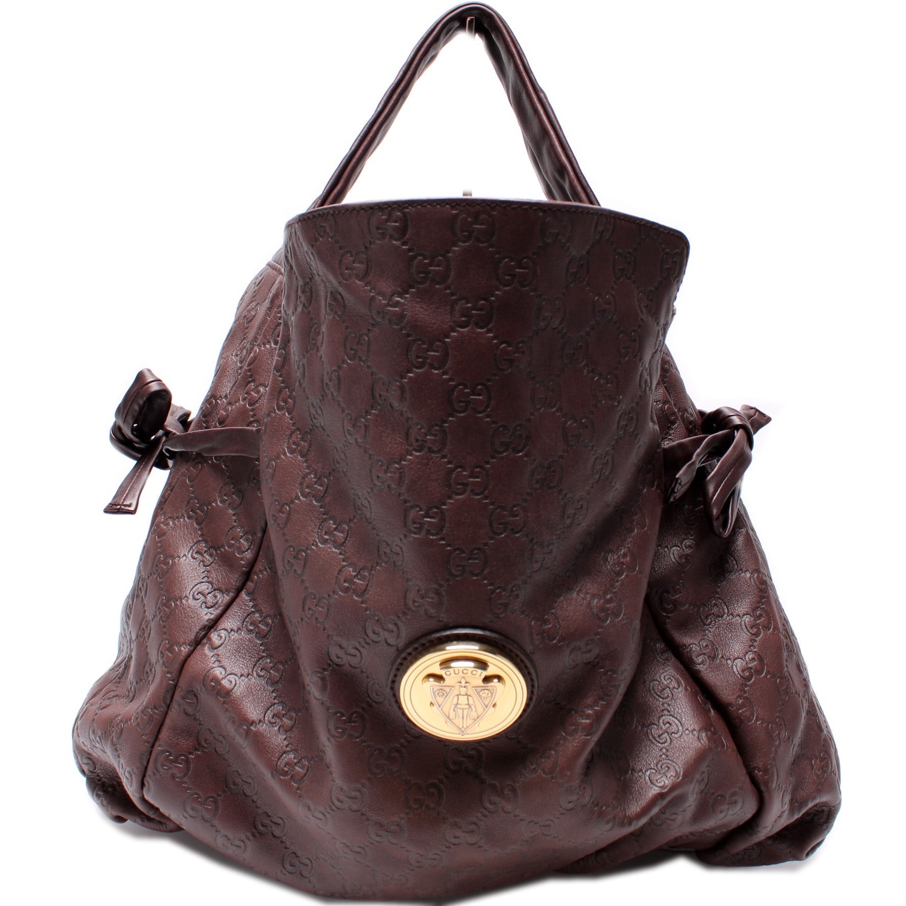 Gucci 197061 GG Leather Hysterior Medium Shoulder Bag