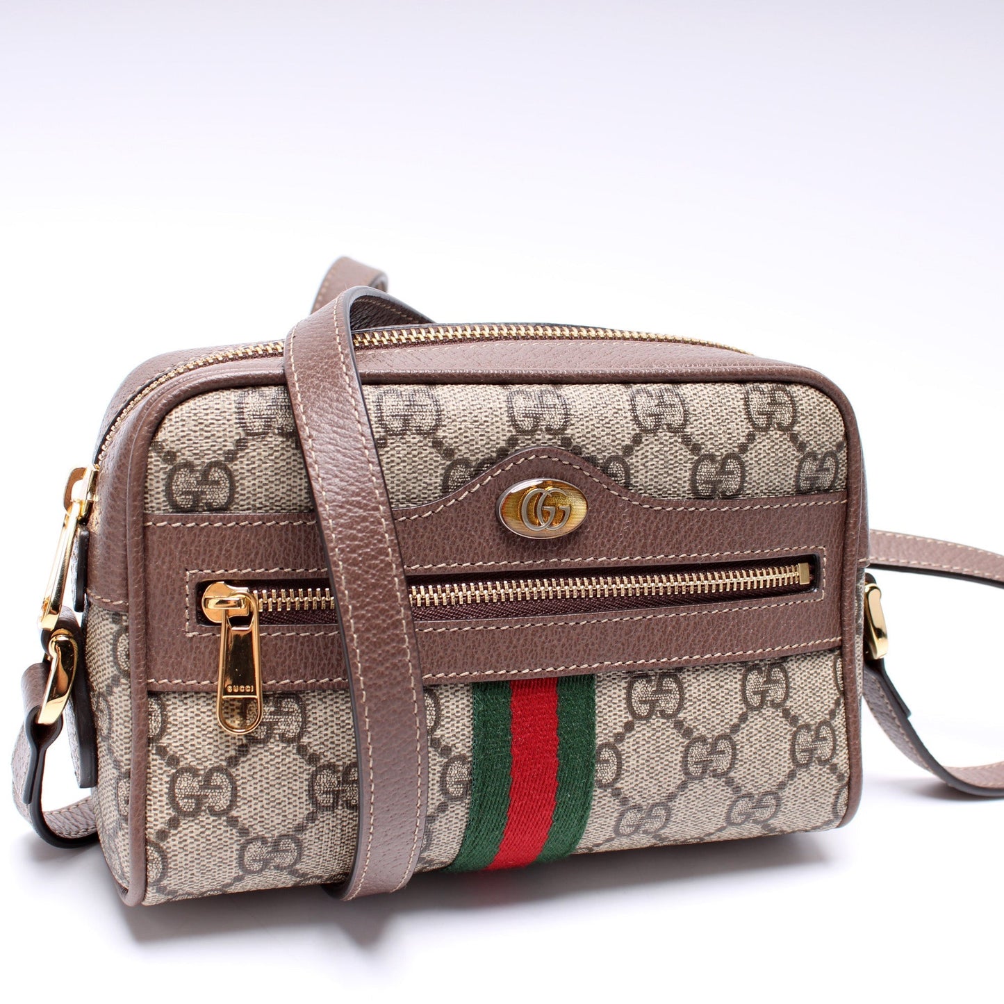 Gucci 517350 GG Supreme Mini Ophidia Bag