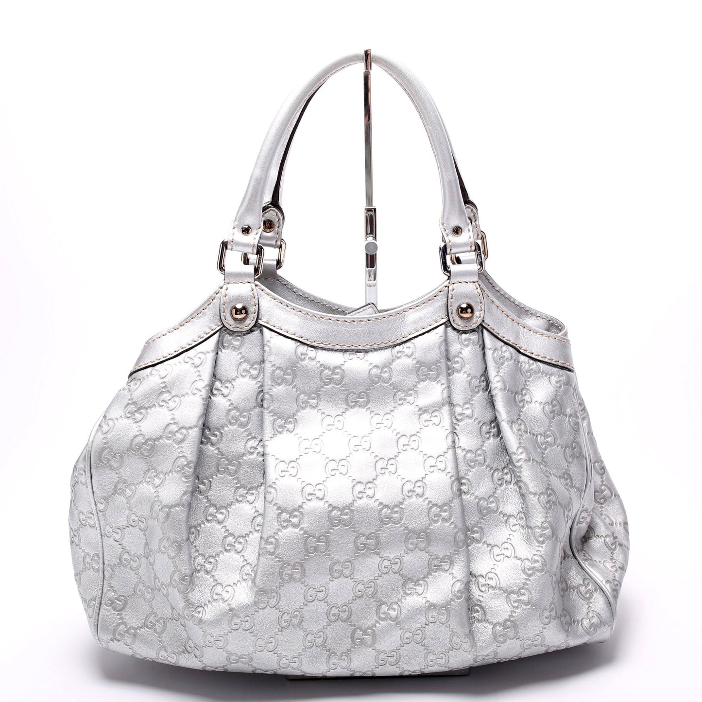 Gucci 211944 Sukey GG Leather Medium Bag