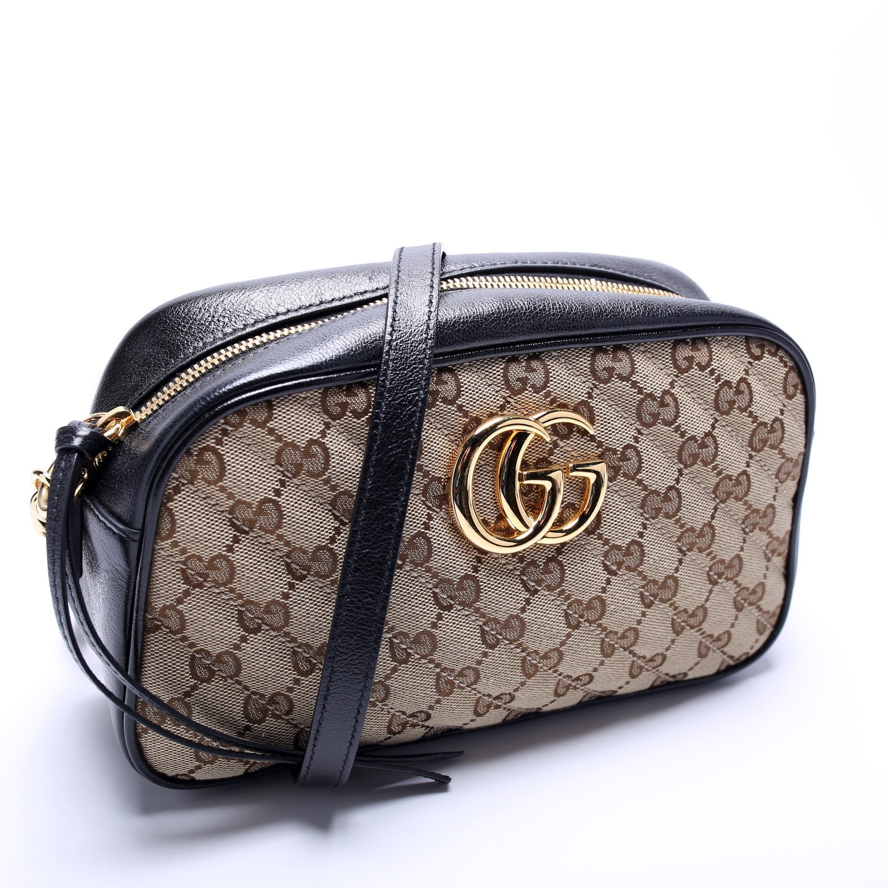 Gucci 447632 Marmont Small Canvas Camera Bag