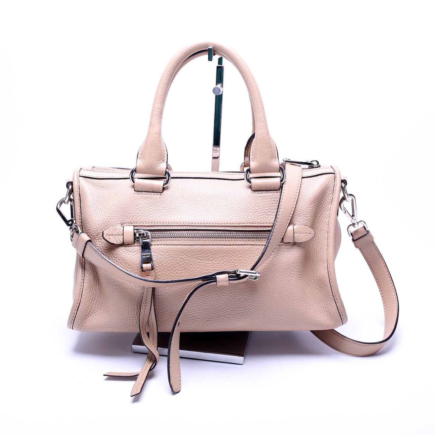 Prada Vitello Phenix Convertible Satchel Bag